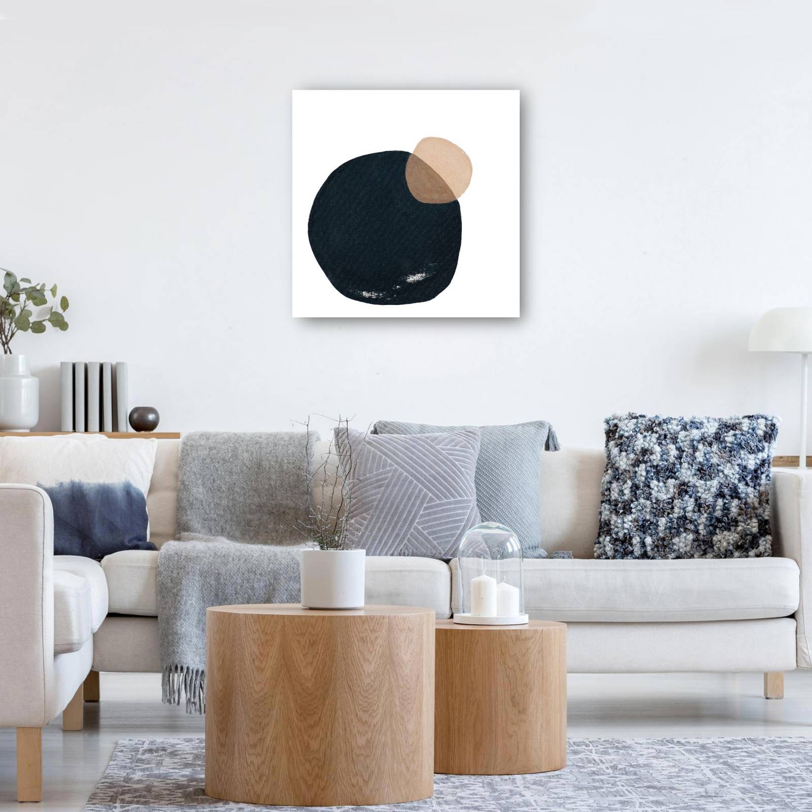 cuadro decorativo abstracción circular