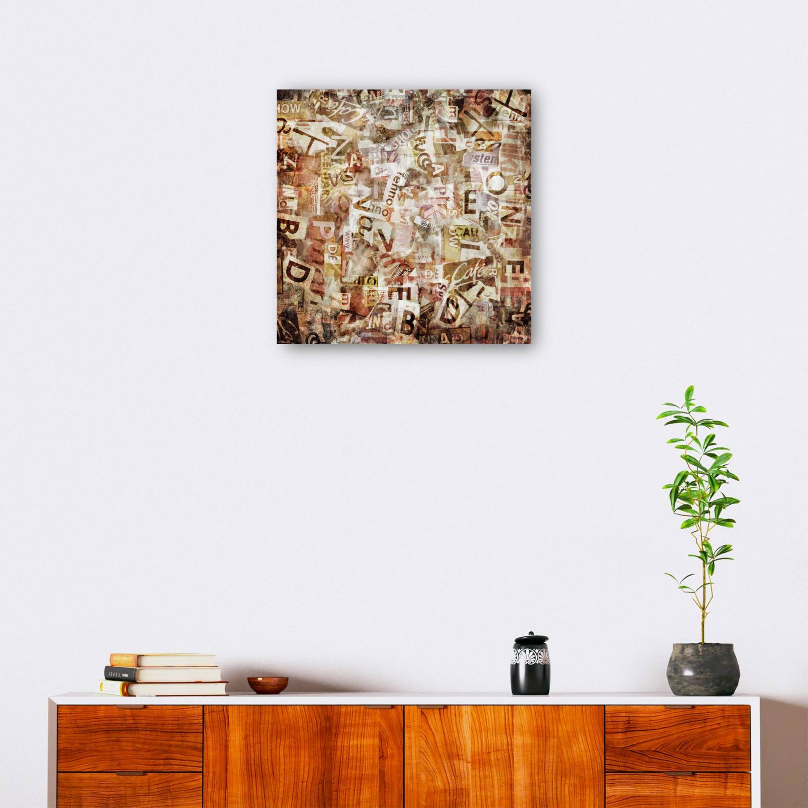 cuadro decorativo Collage de noticias de titulares