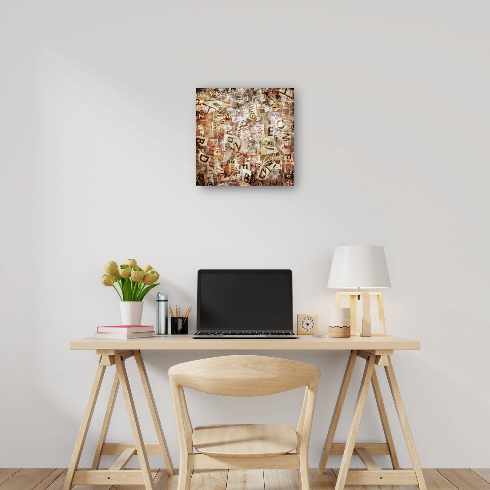 cuadro decorativo Collage de noticias de titulares