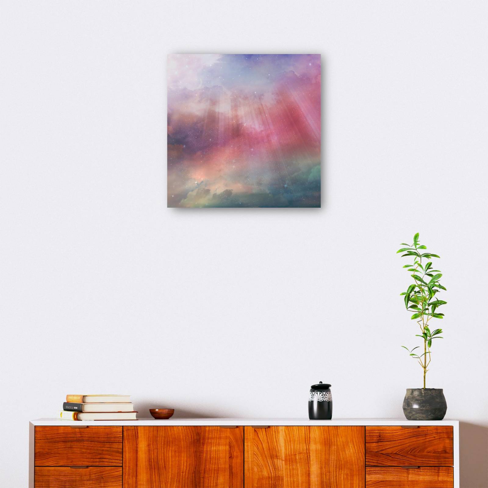 cuadro decorativo Cielo de polvo de estrellas del arco iris