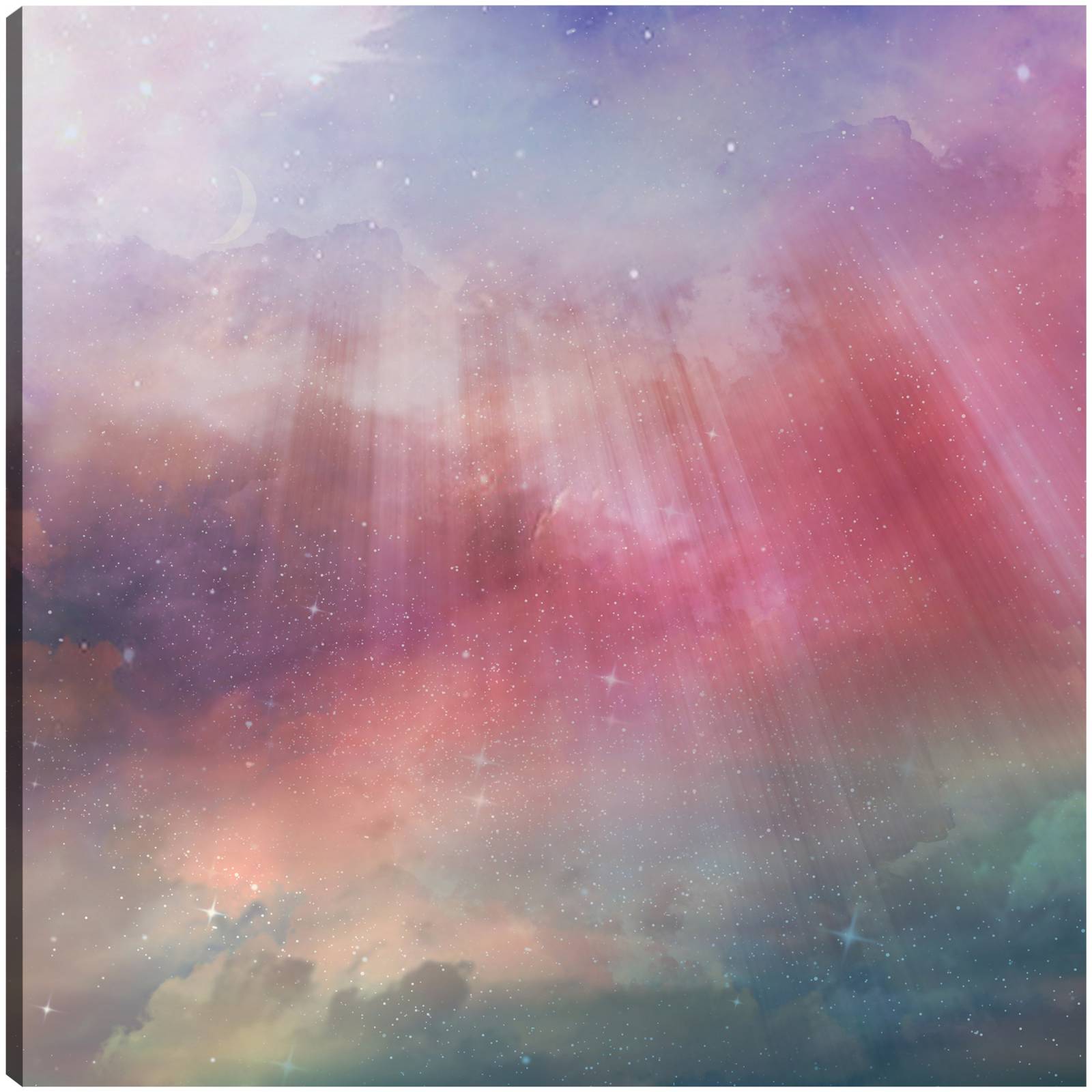 cuadro decorativo Cielo de polvo de estrellas del arco iris