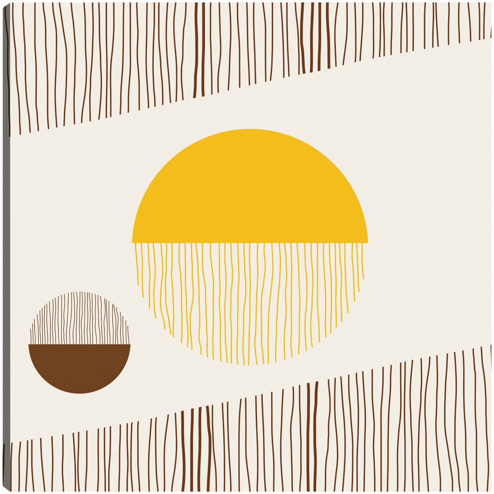 cuadro decorativo Resumen de hilos de tierra soleada