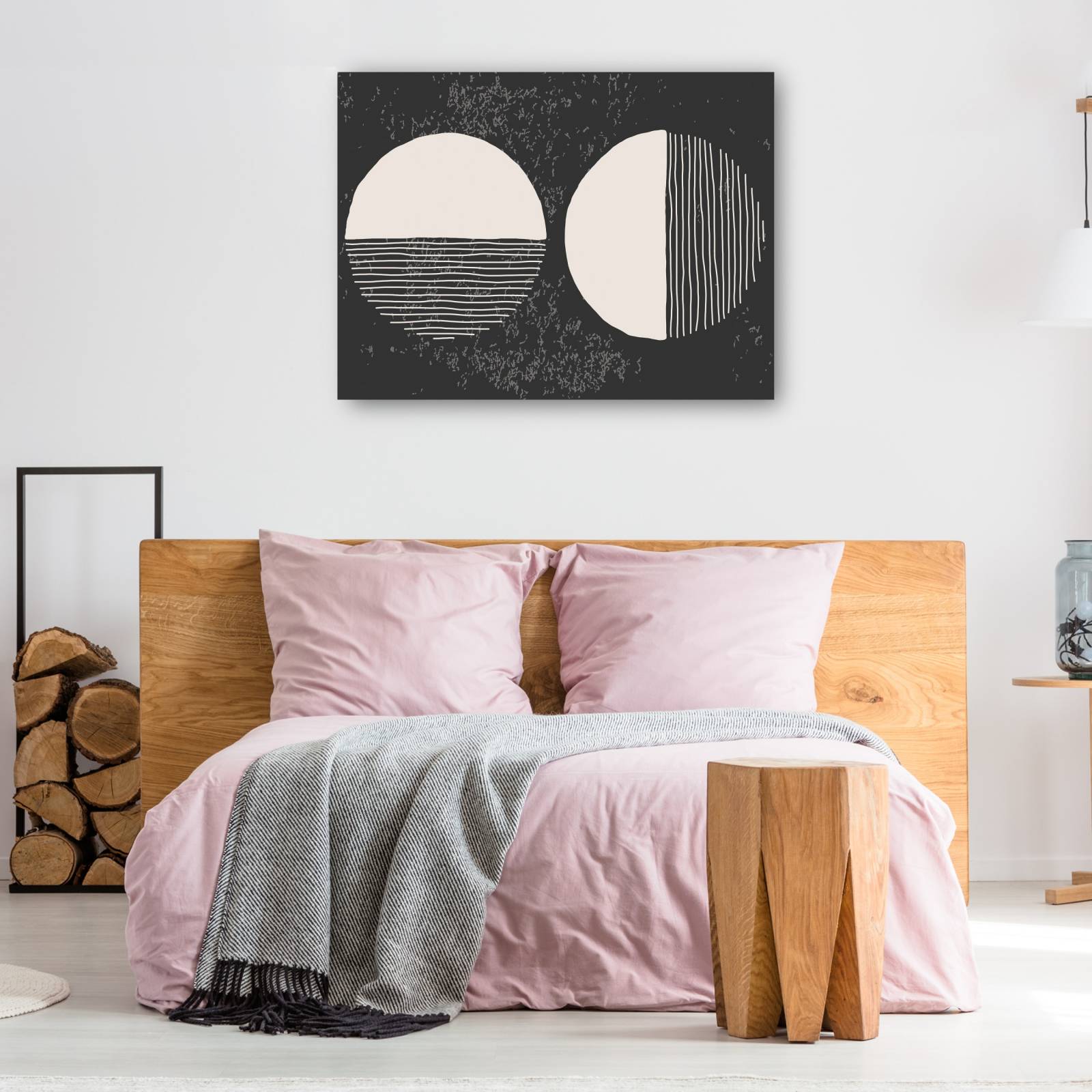 cuadro decorativo Resumen de líneas de luna llena