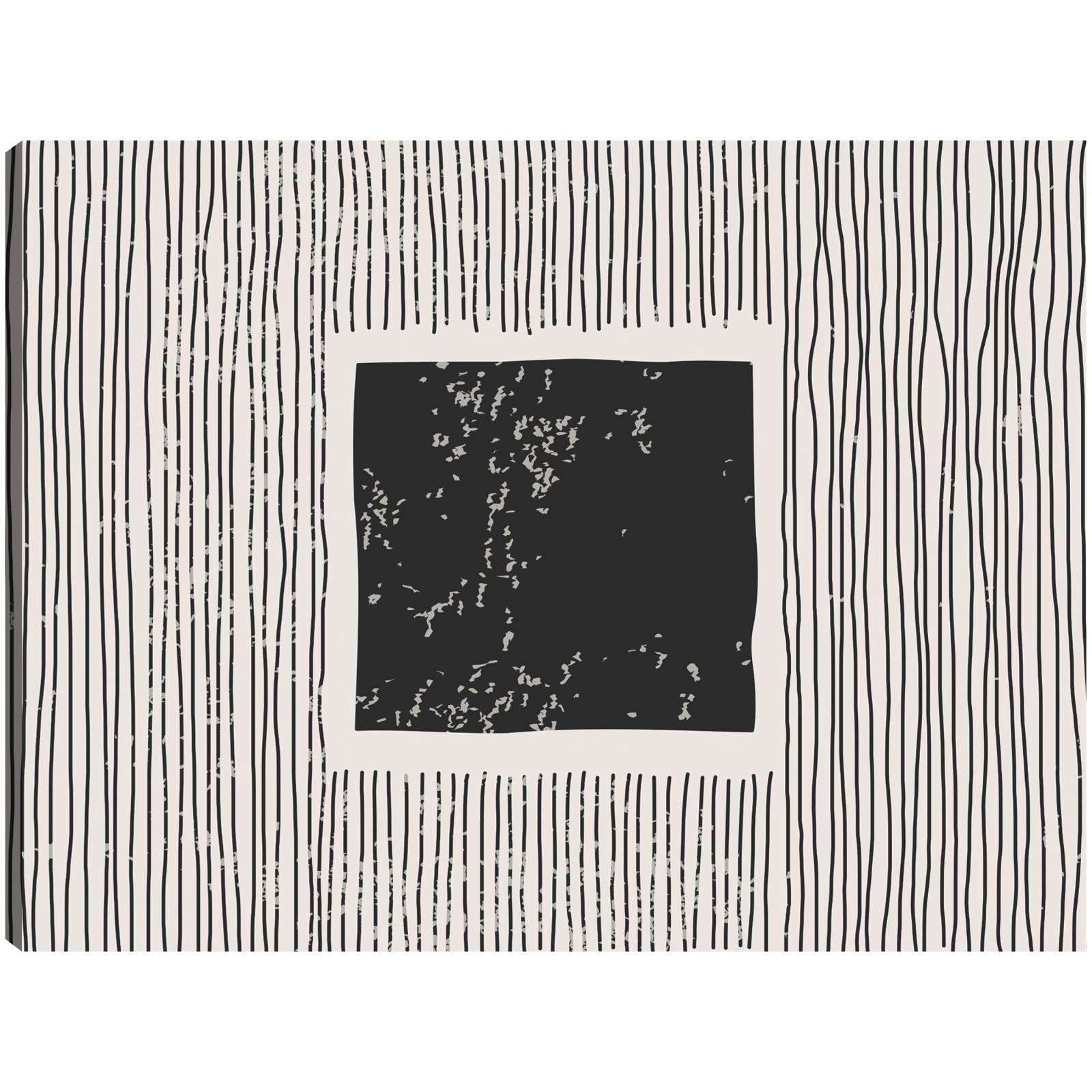 cuadro decorativo Resumen de cubo de hielo oscuro