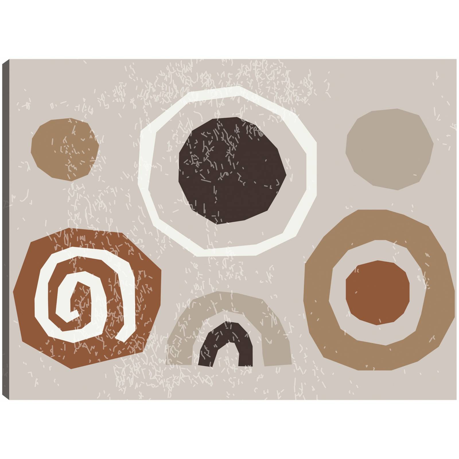 cuadro decorativo Resumen de piedras espirales