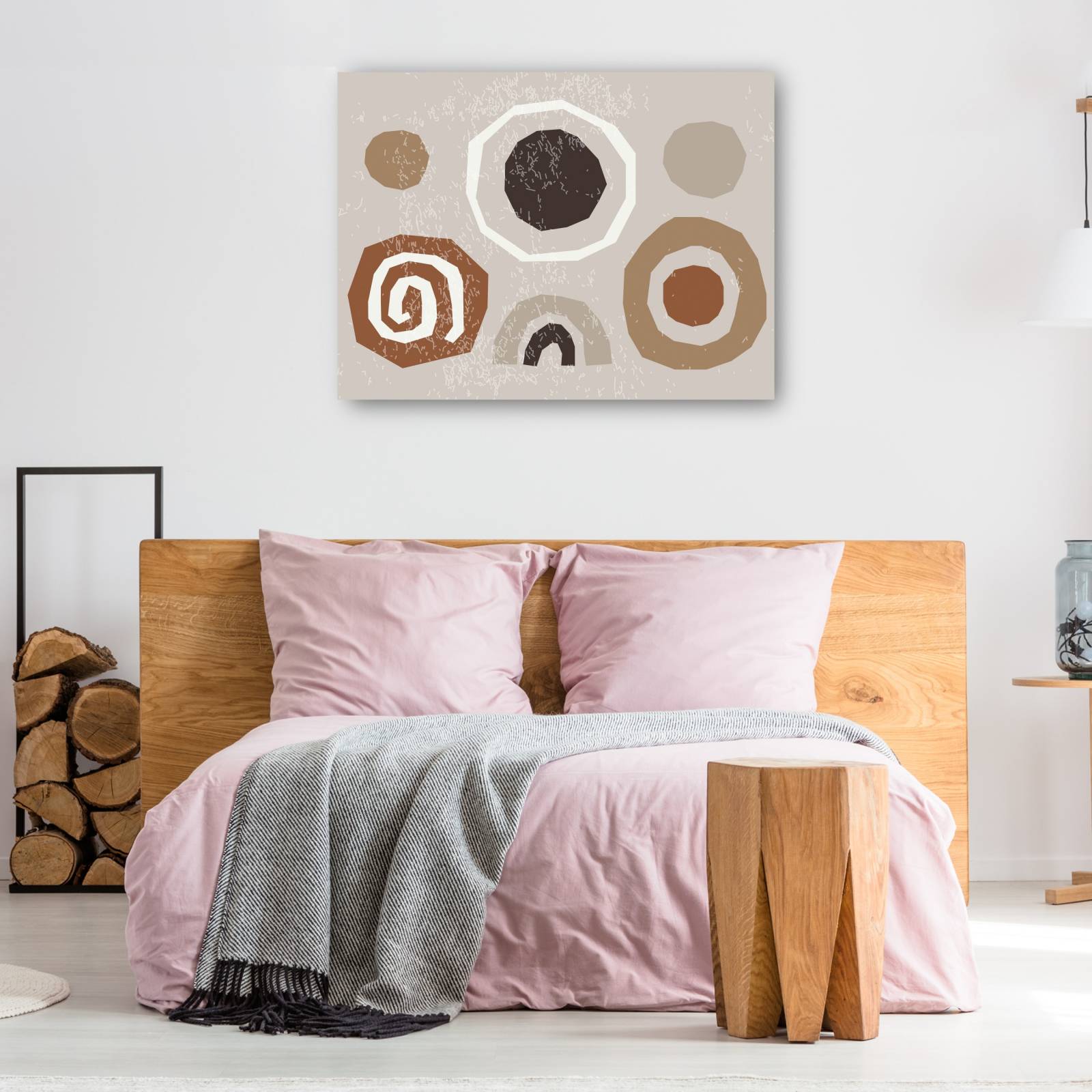 cuadro decorativo Resumen de piedras espirales