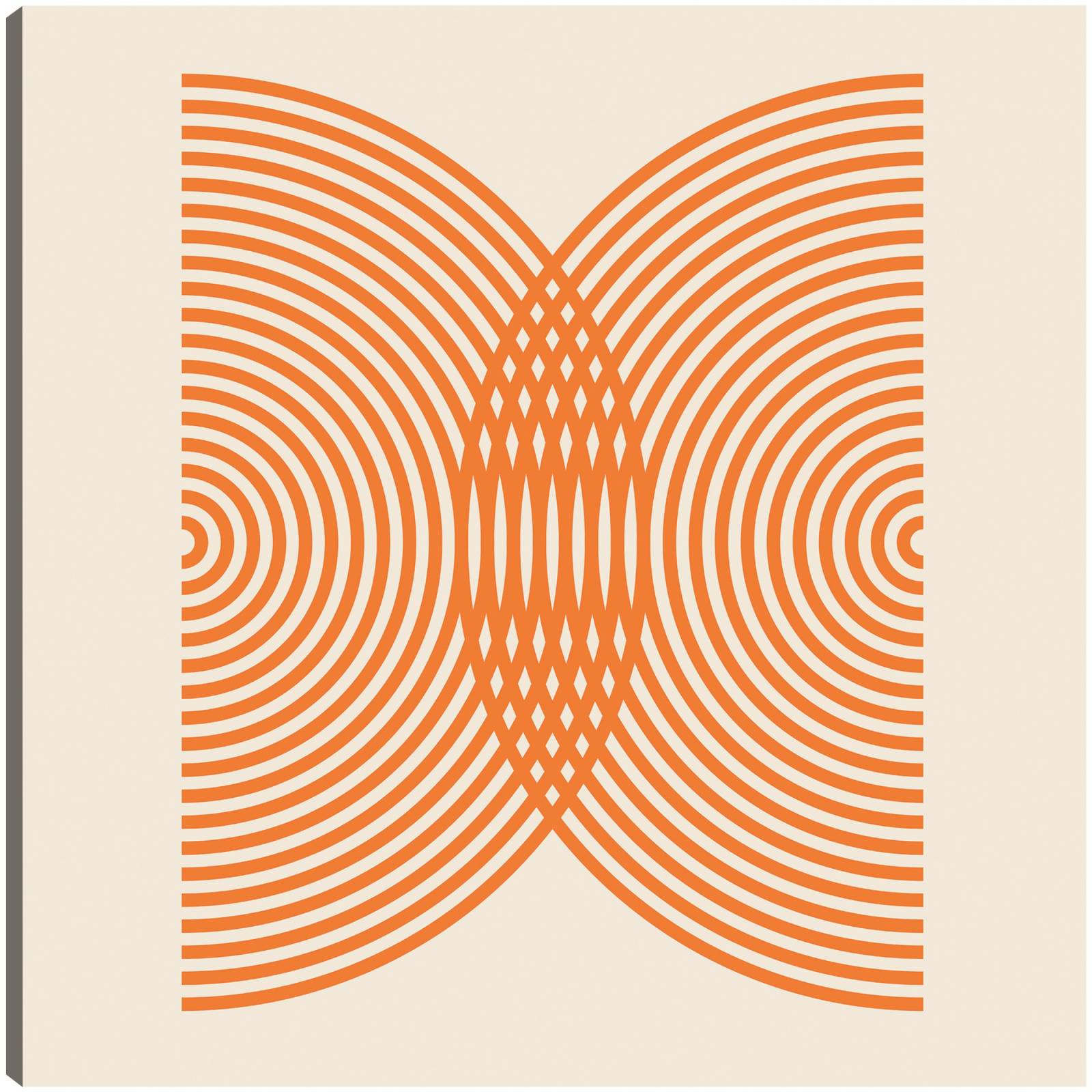 cuadro decorativo Resumen de círculos de jugo de naranja