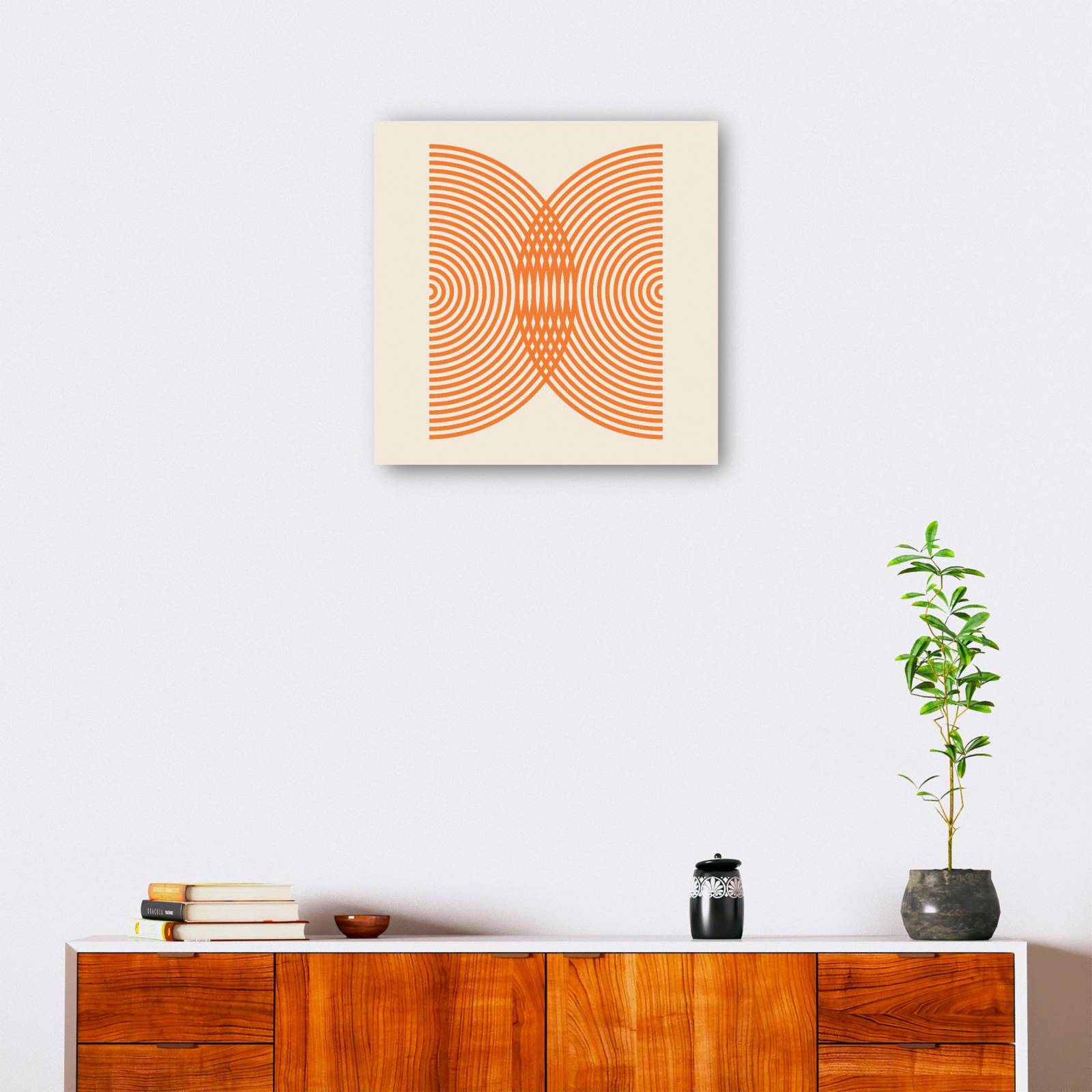 cuadro decorativo Resumen de círculos de jugo de naranja