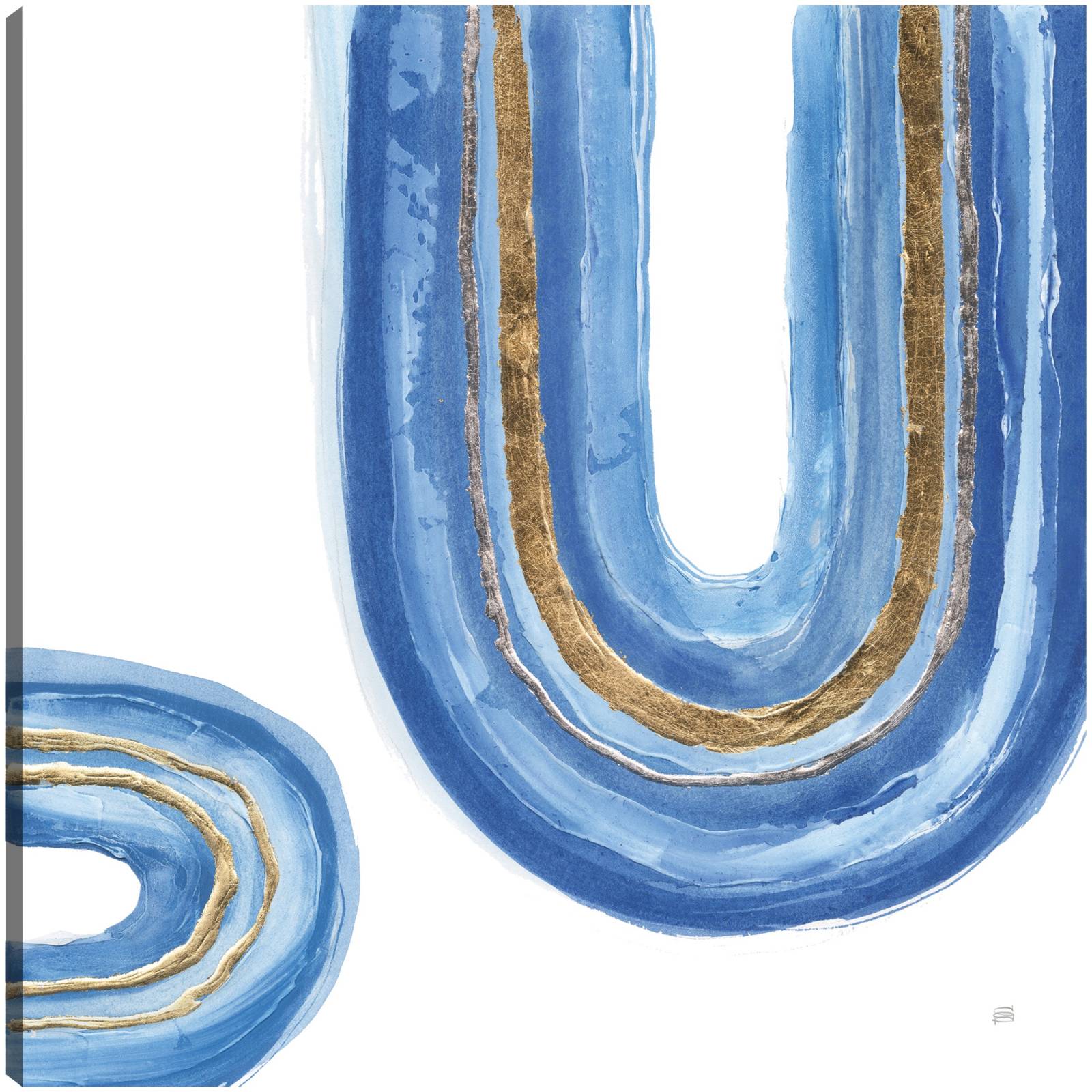 cuadro decorativo Arco iris dorado IV