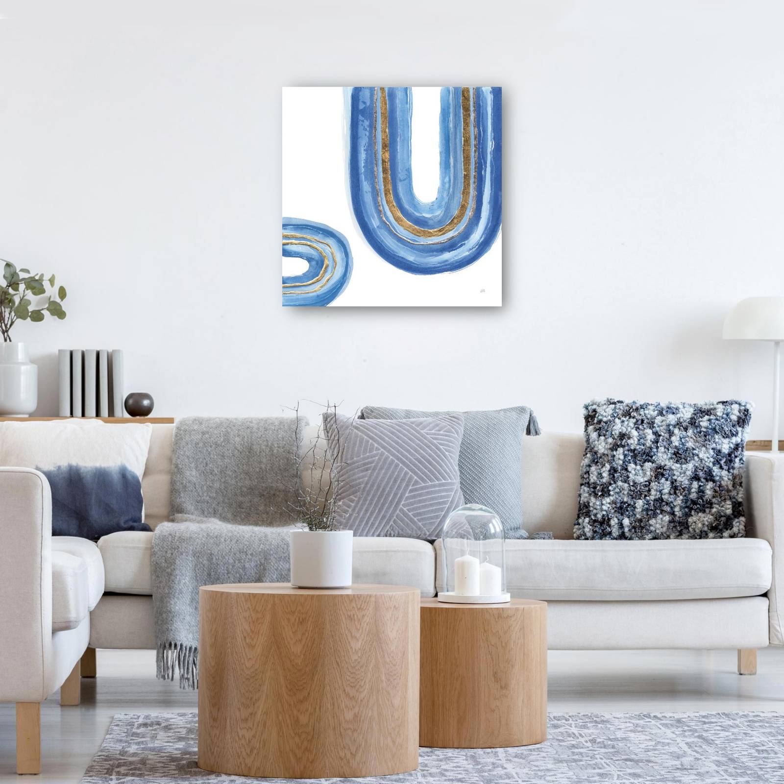 cuadro decorativo Arco iris dorado IV