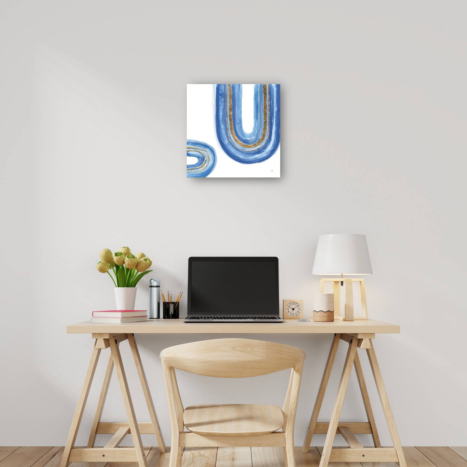 cuadro decorativo Arco iris dorado IV