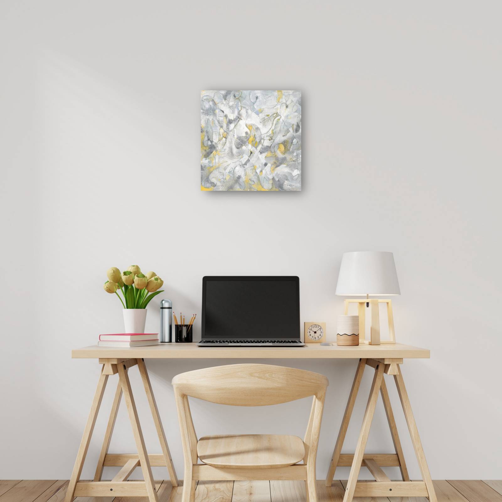 cuadro decorativo lineas infinitas