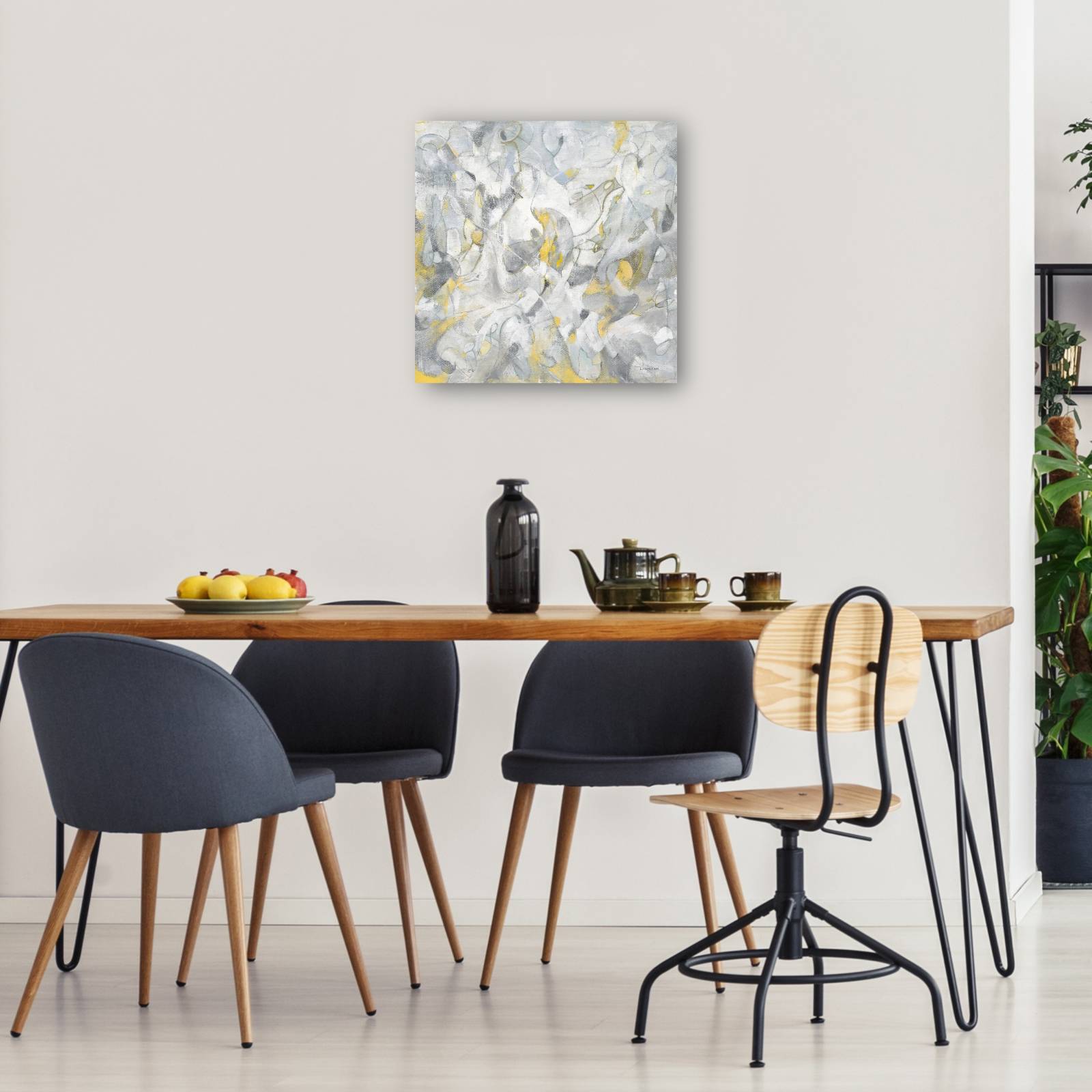 cuadro decorativo lineas infinitas