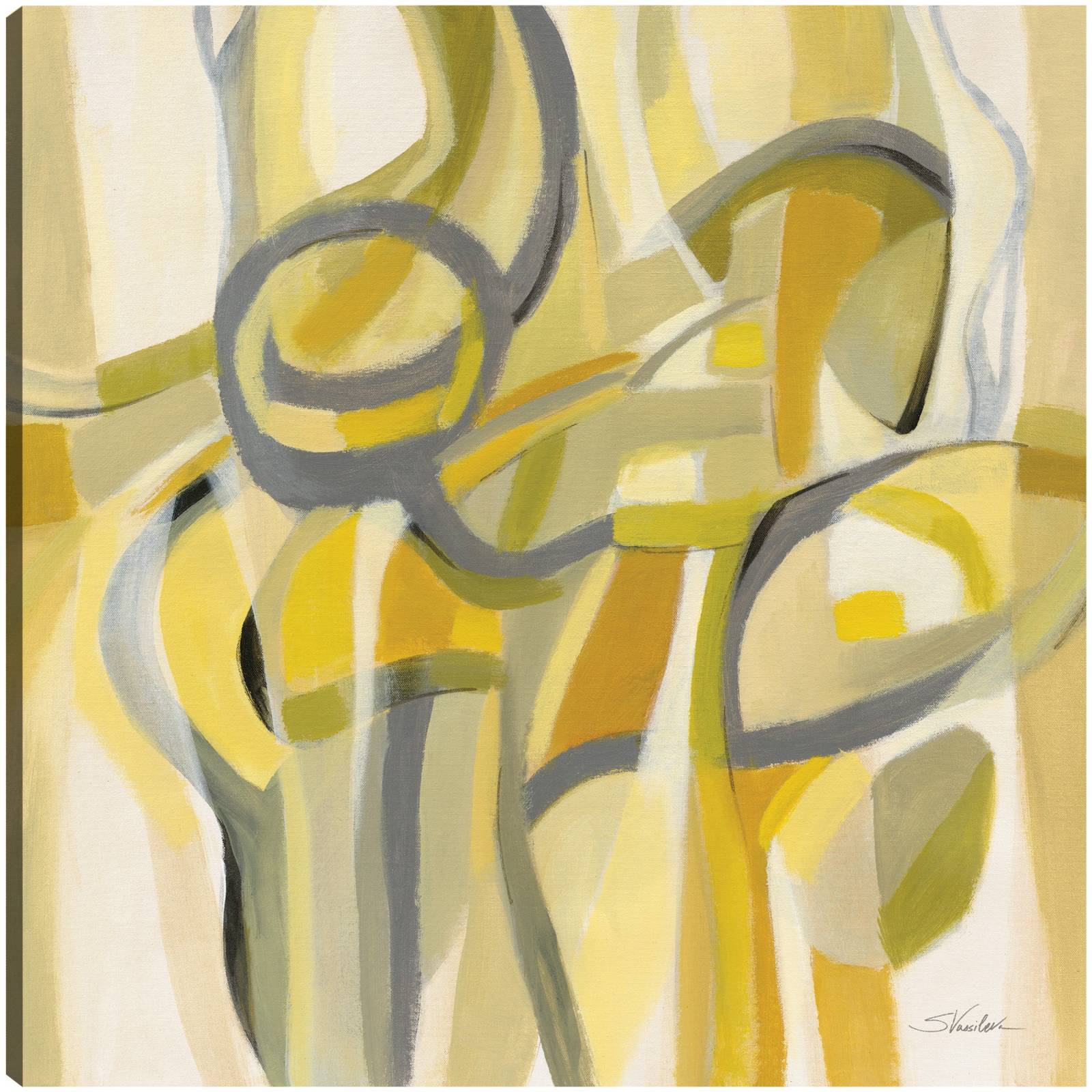 cuadro decorativo Medio Mod Amarillo