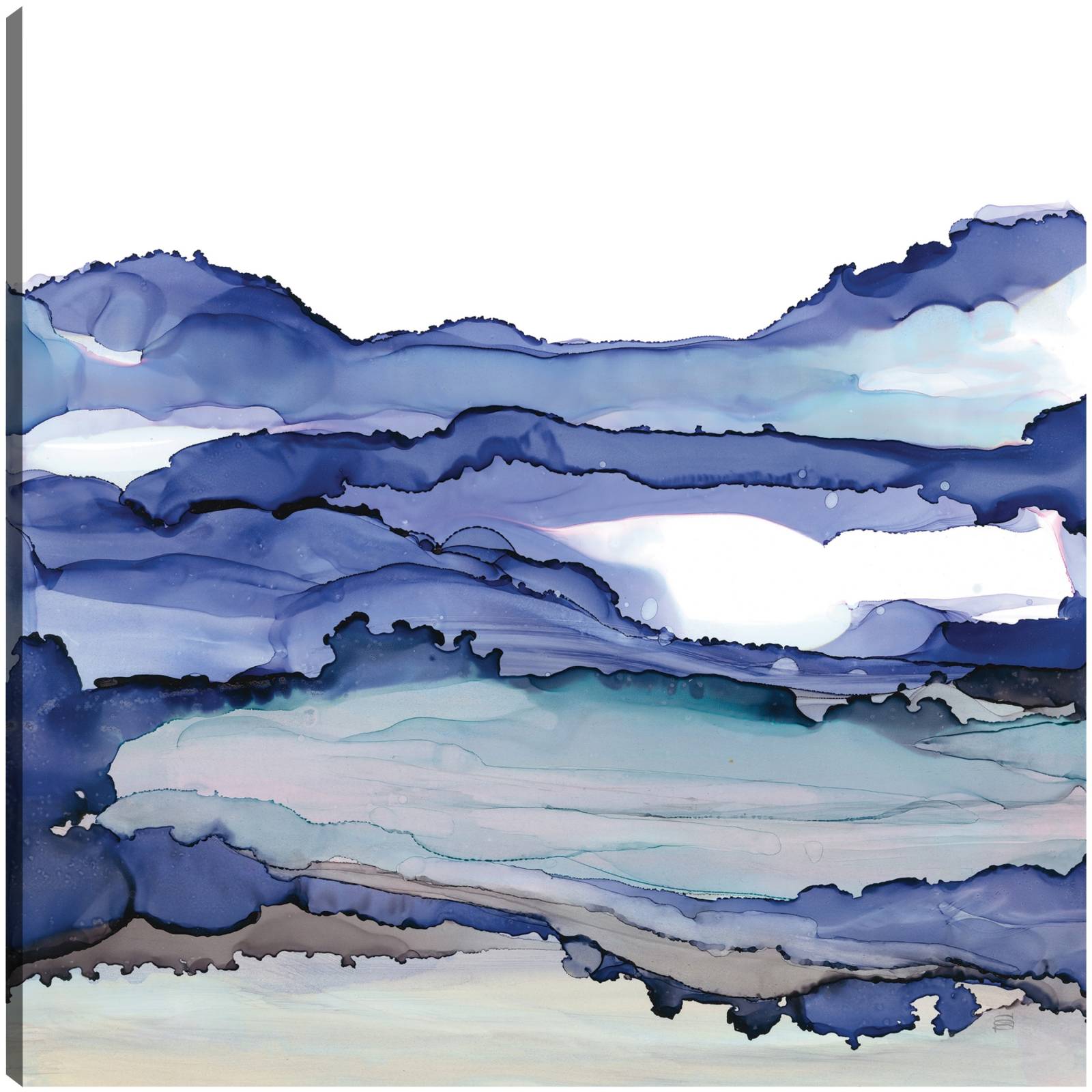 cuadro decorativo Paisaje azul II