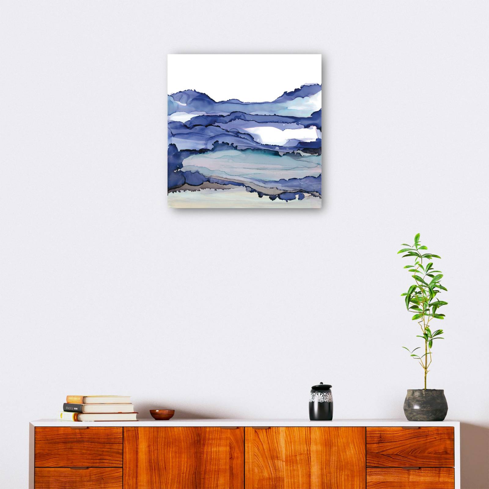 cuadro decorativo Paisaje azul II