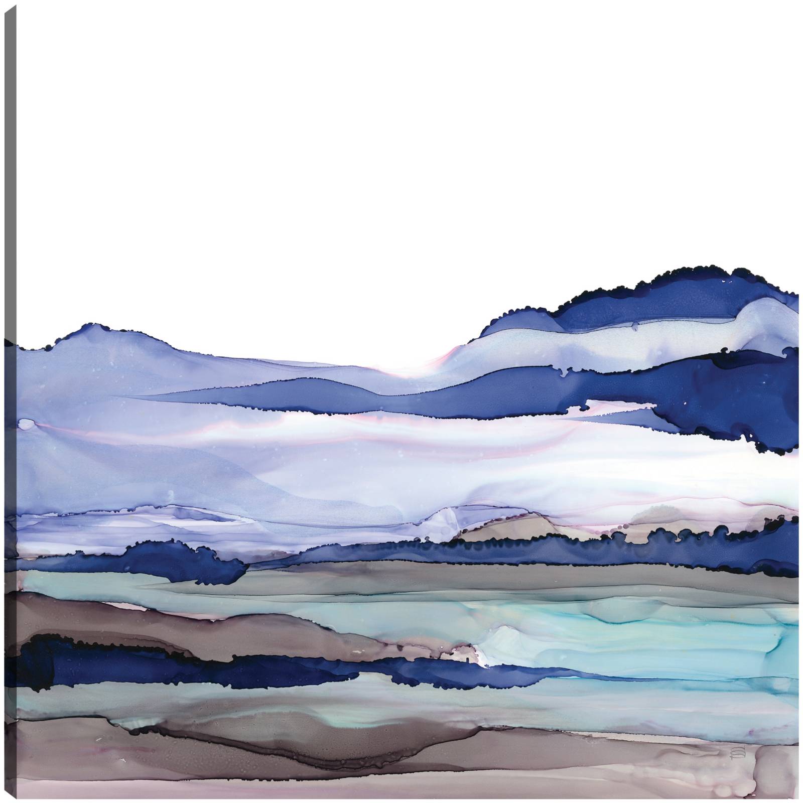 cuadro decorativo Paisaje azul I