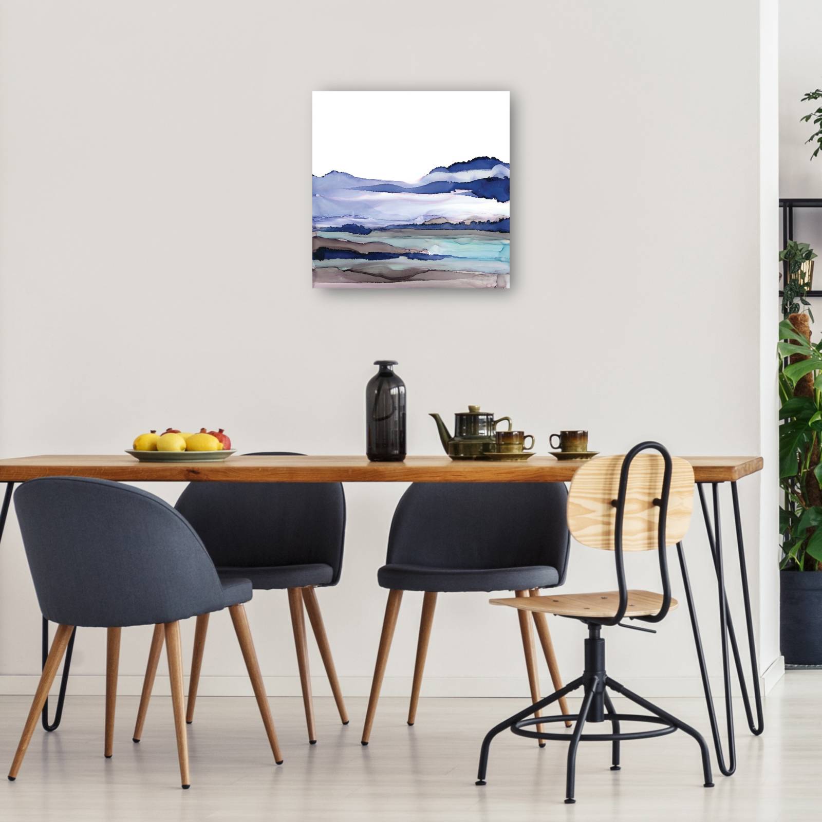 cuadro decorativo Paisaje azul I