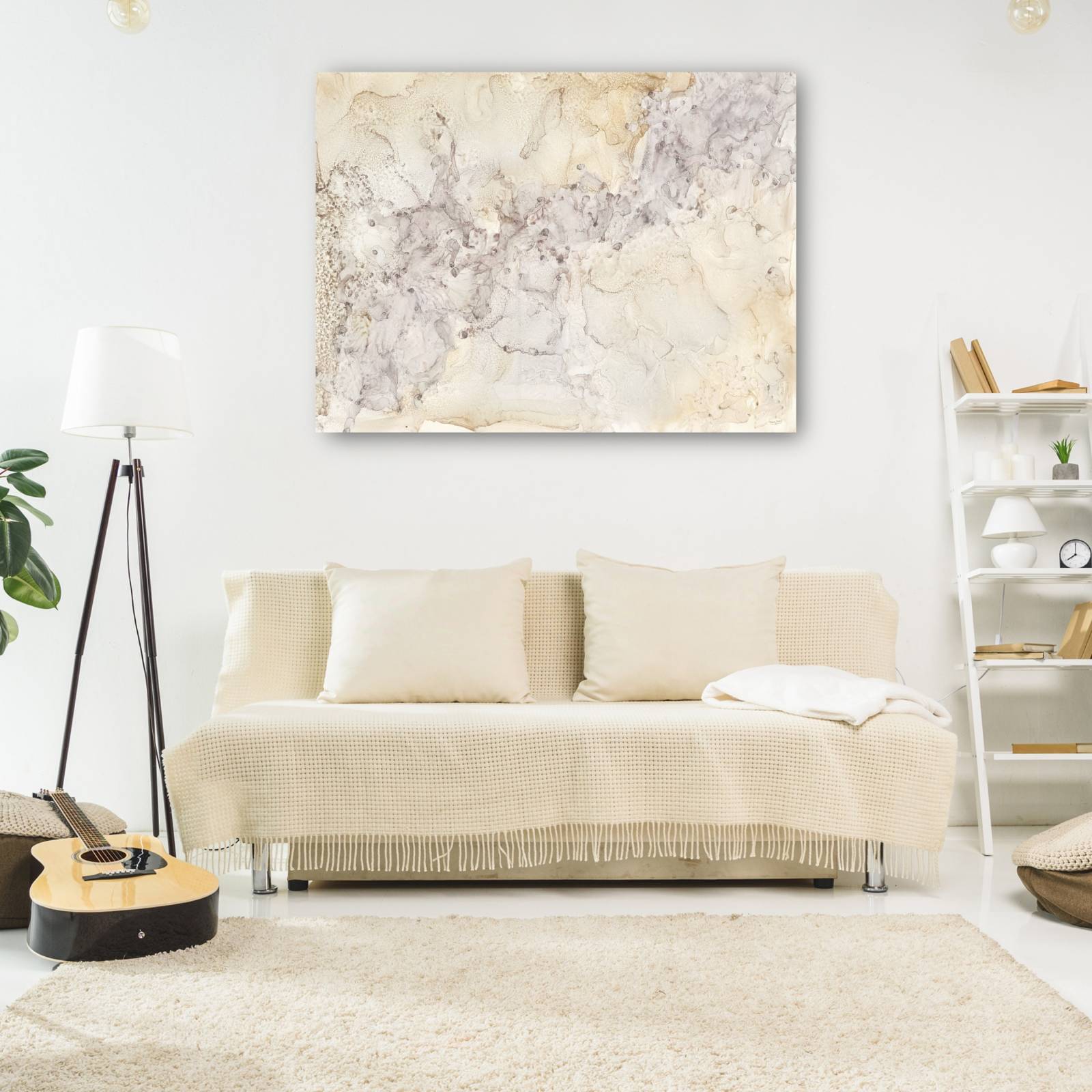 cuadro decorativo Resumen de minerales de oro y plata