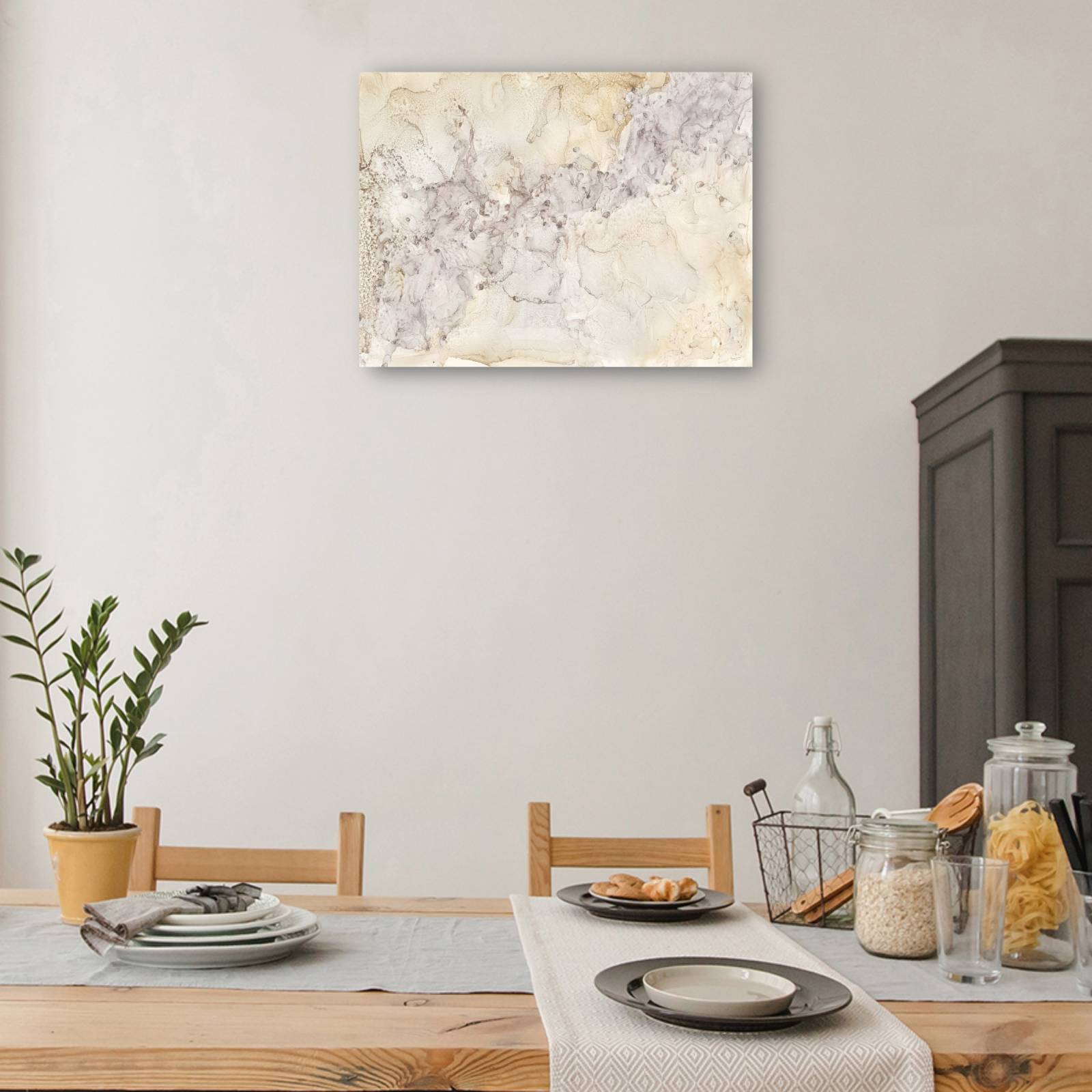 cuadro decorativo Resumen de minerales de oro y plata