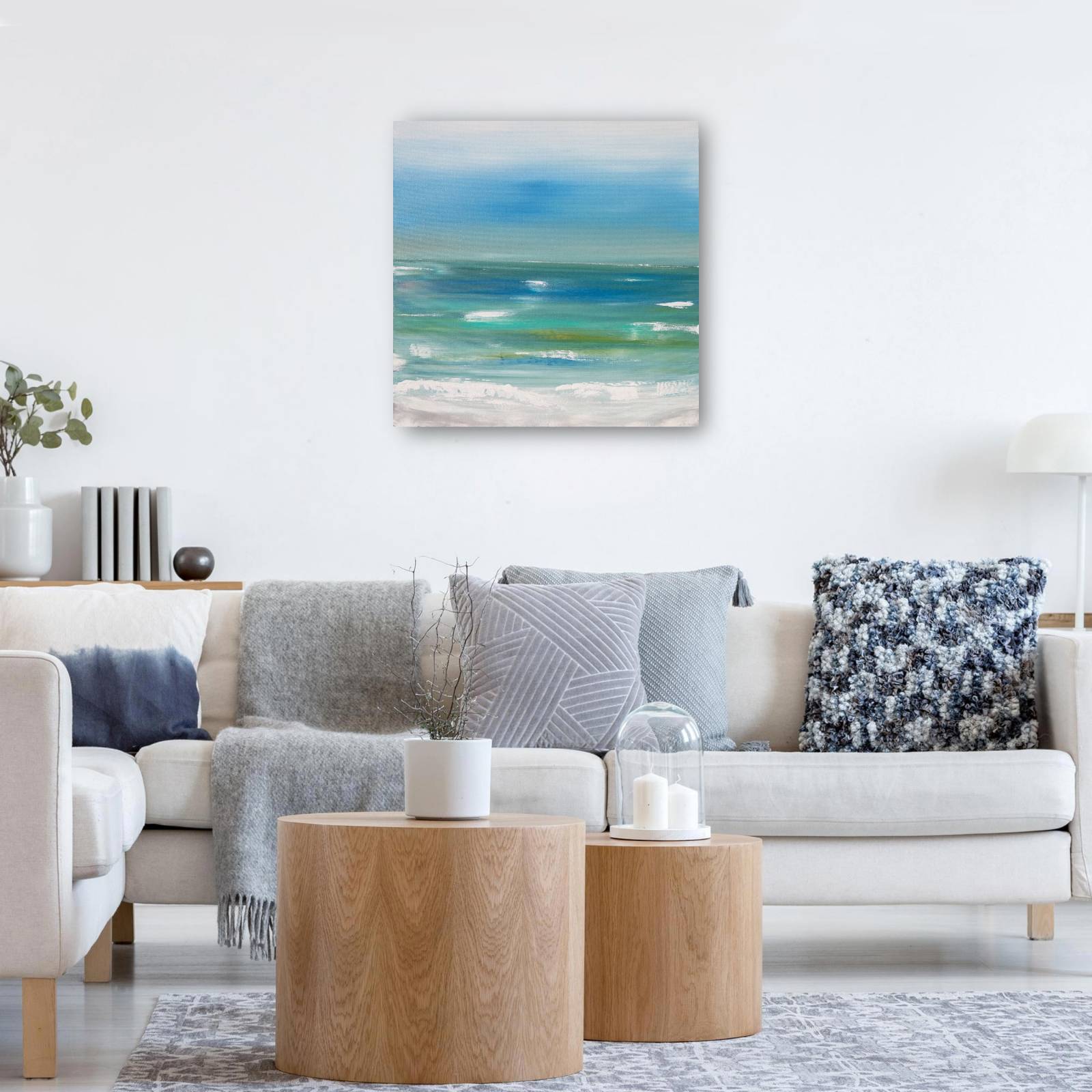 cuadro decorativo Paisaje vertical del océano