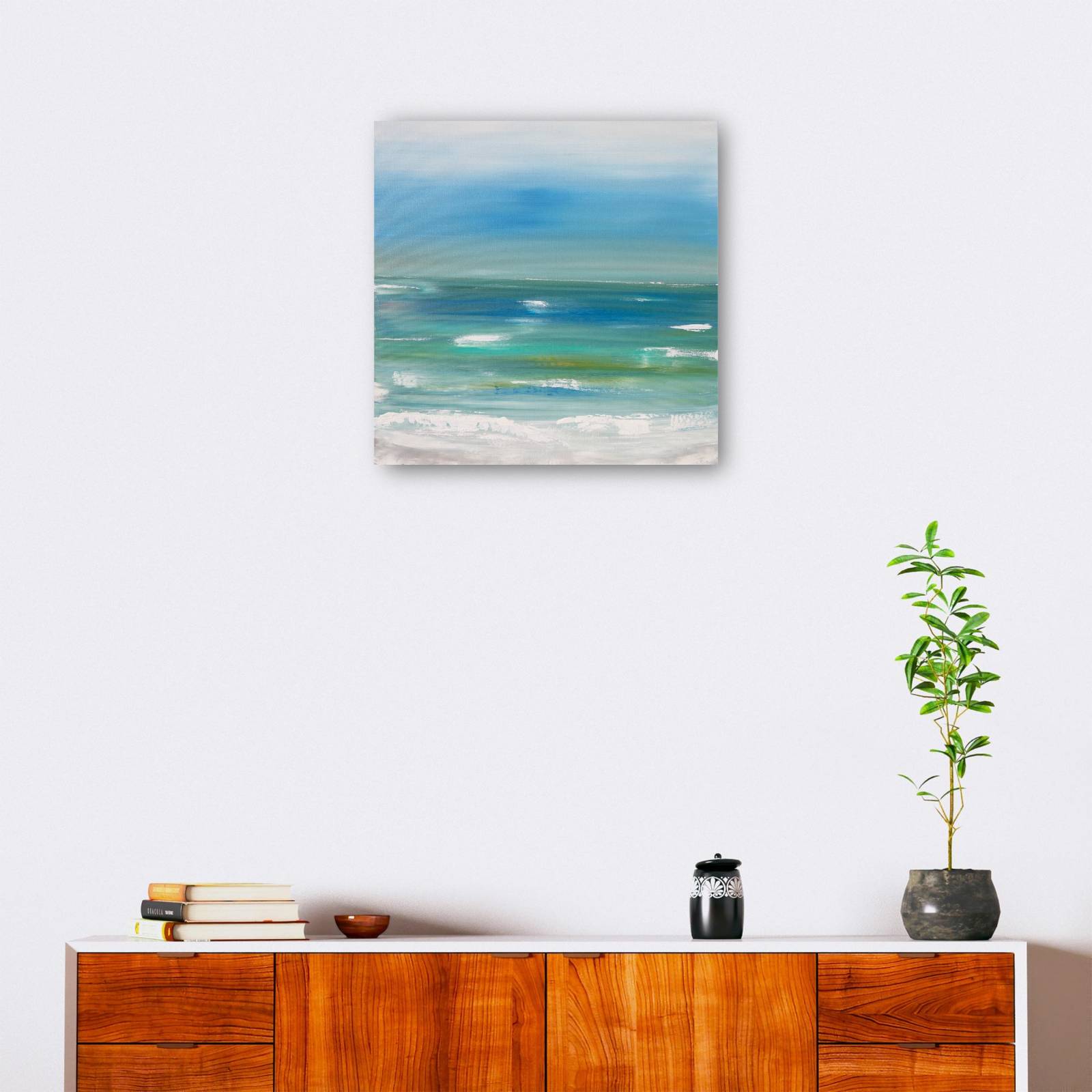 cuadro decorativo Paisaje vertical del océano