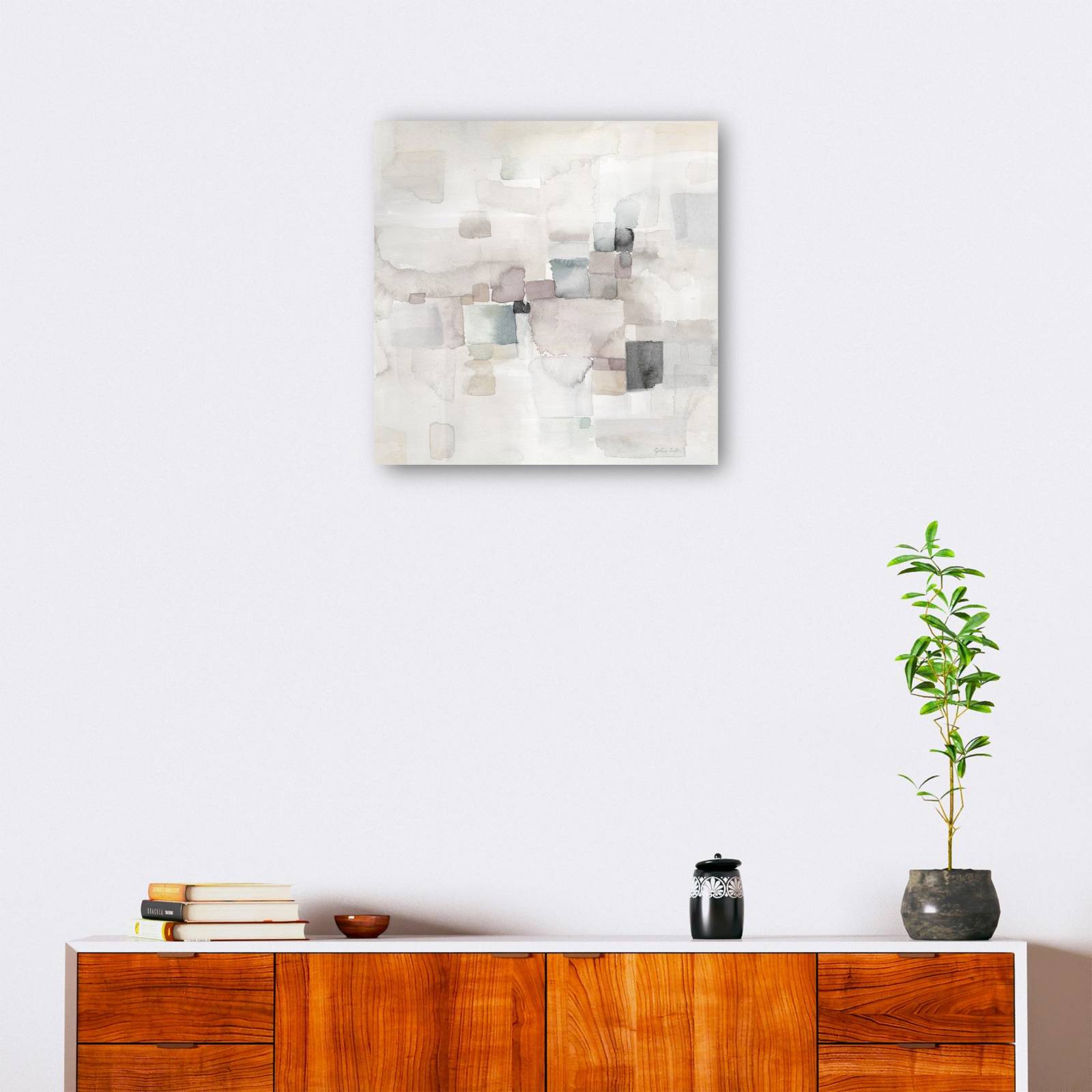cuadro decorativo Cuadrado abstracto gris II