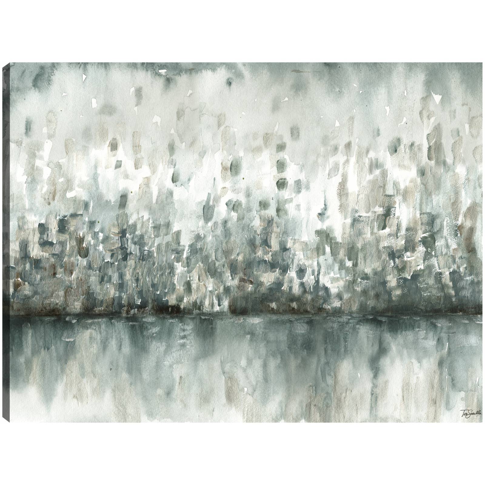 cuadro decorativo Lakeside Abstracto Gris Neutro