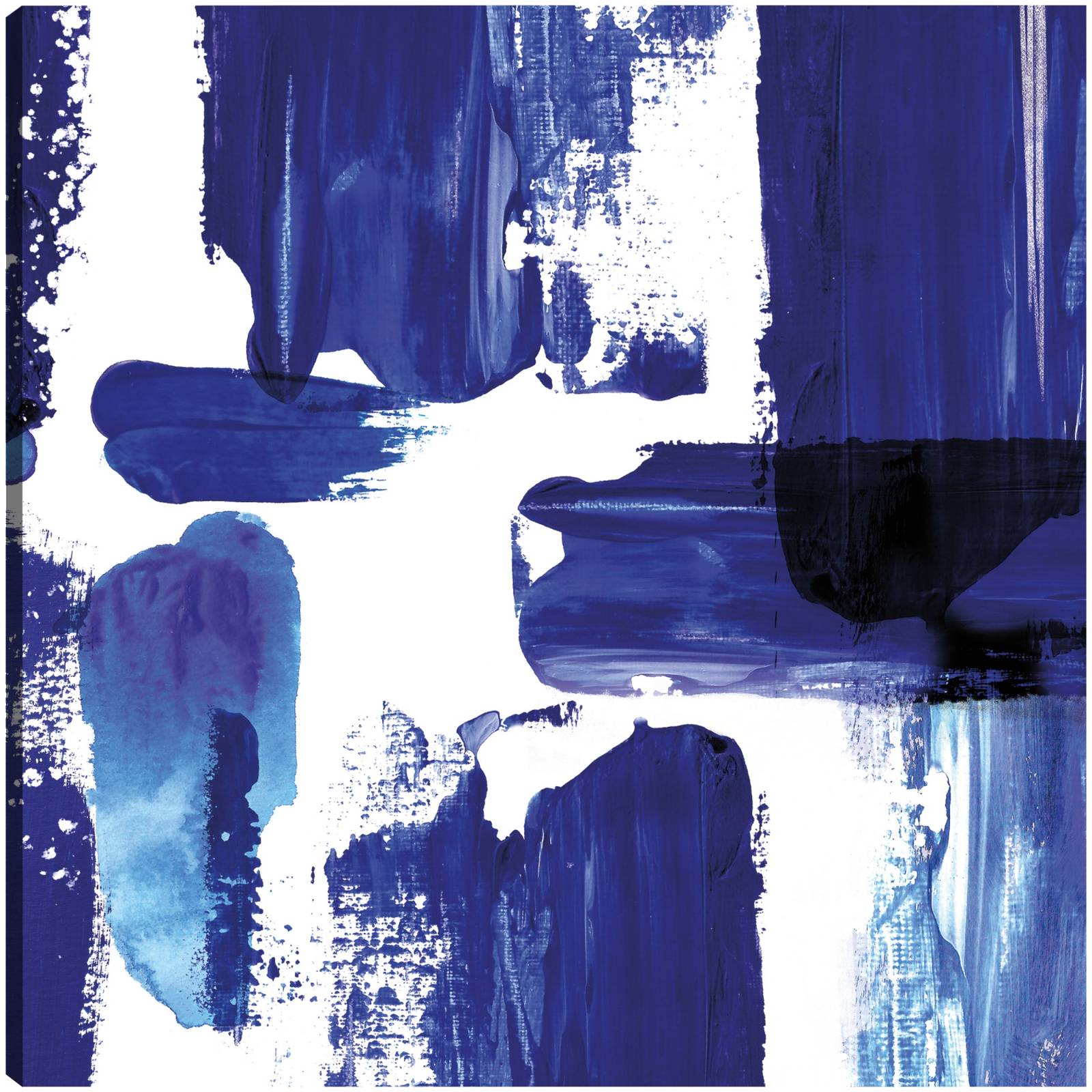 cuadro decorativo Resumen índigo III