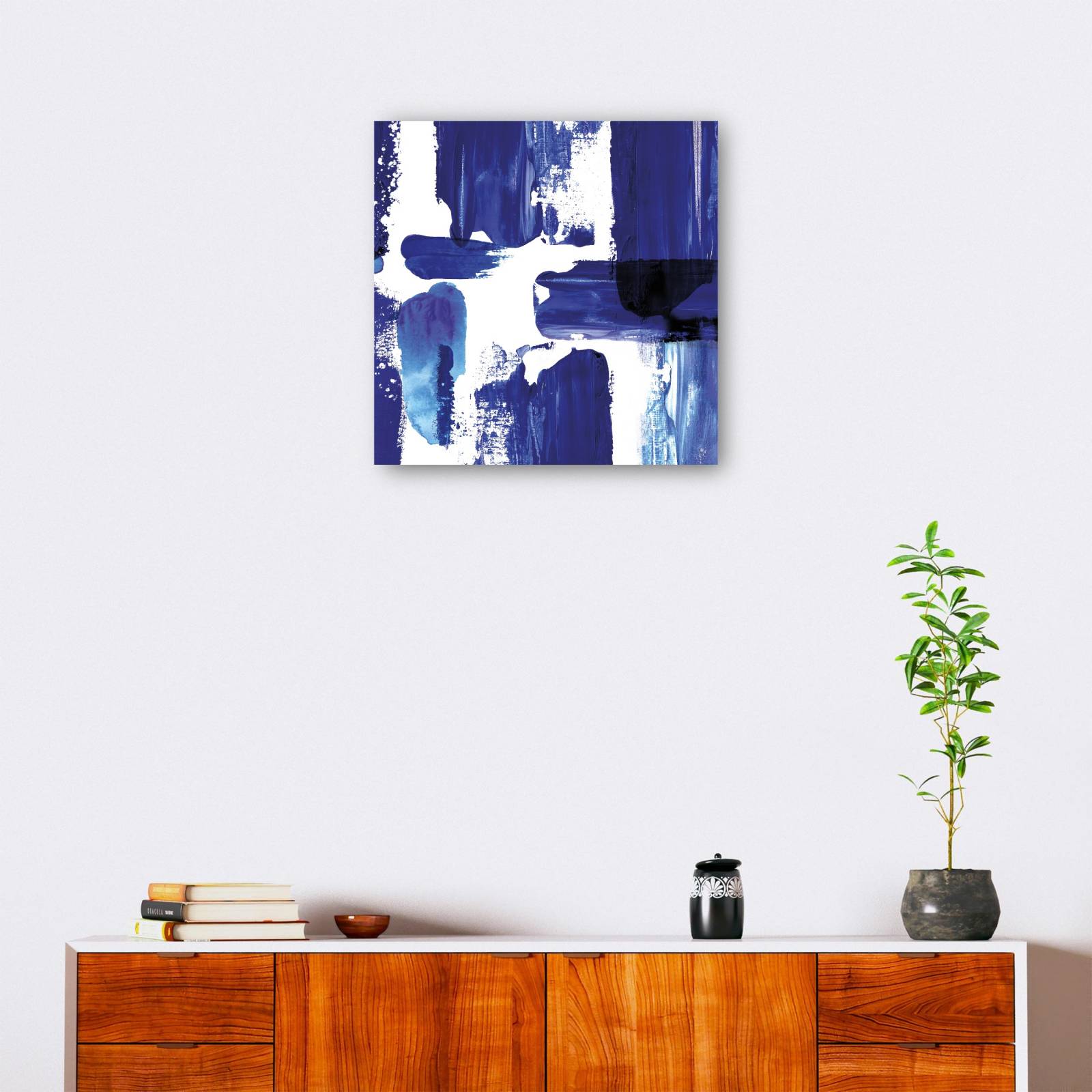 cuadro decorativo Resumen índigo III