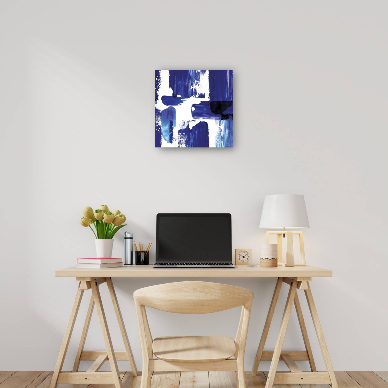 cuadro decorativo Resumen índigo III