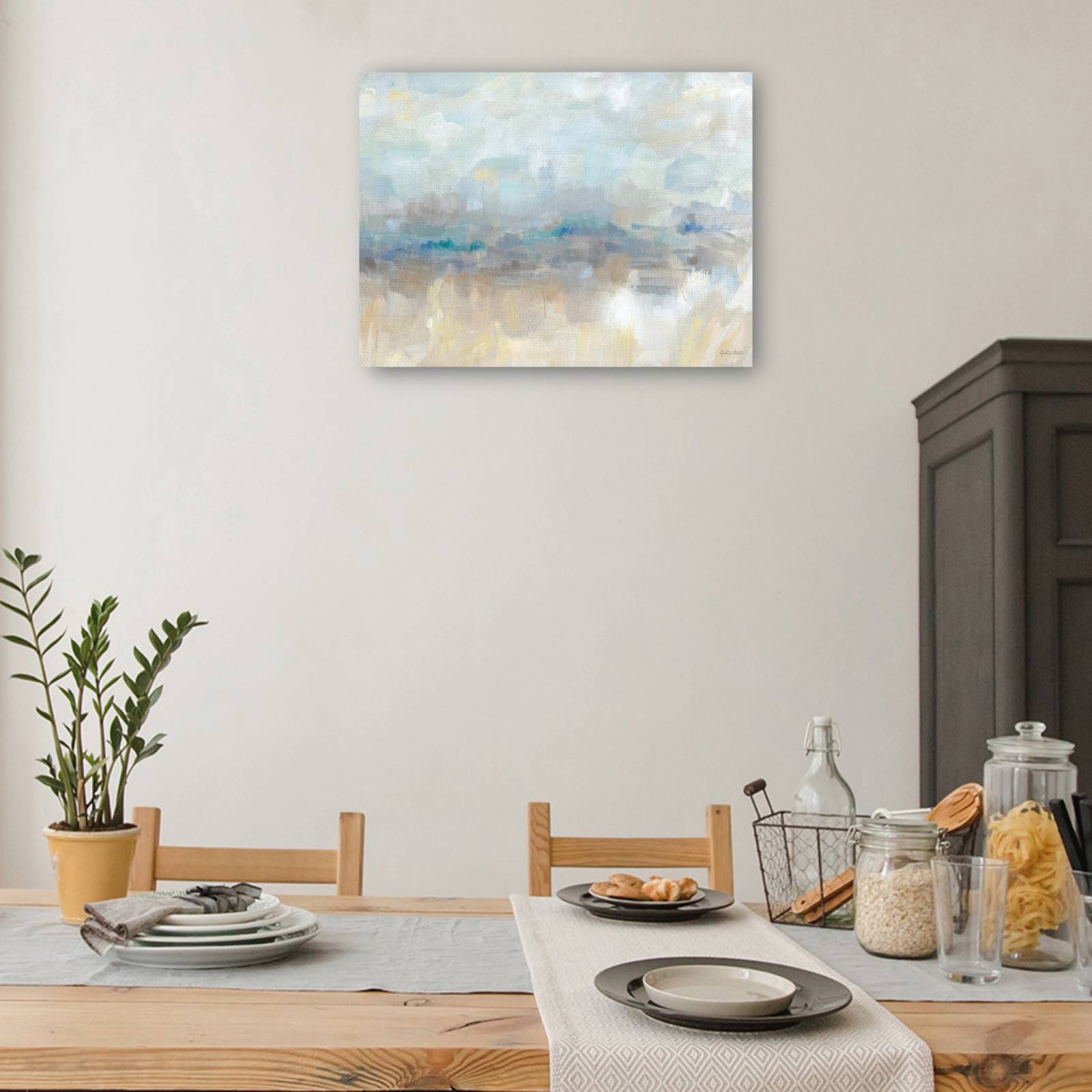 cuadro decorativo campo abstracto