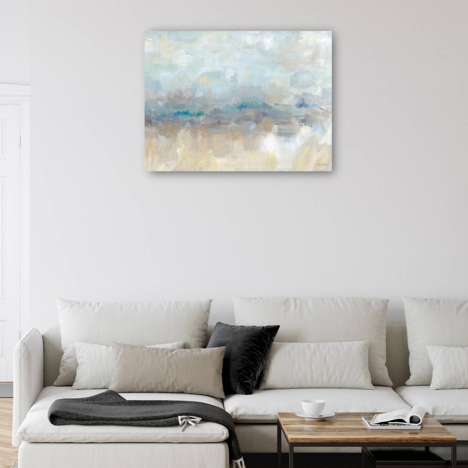 cuadro decorativo campo abstracto