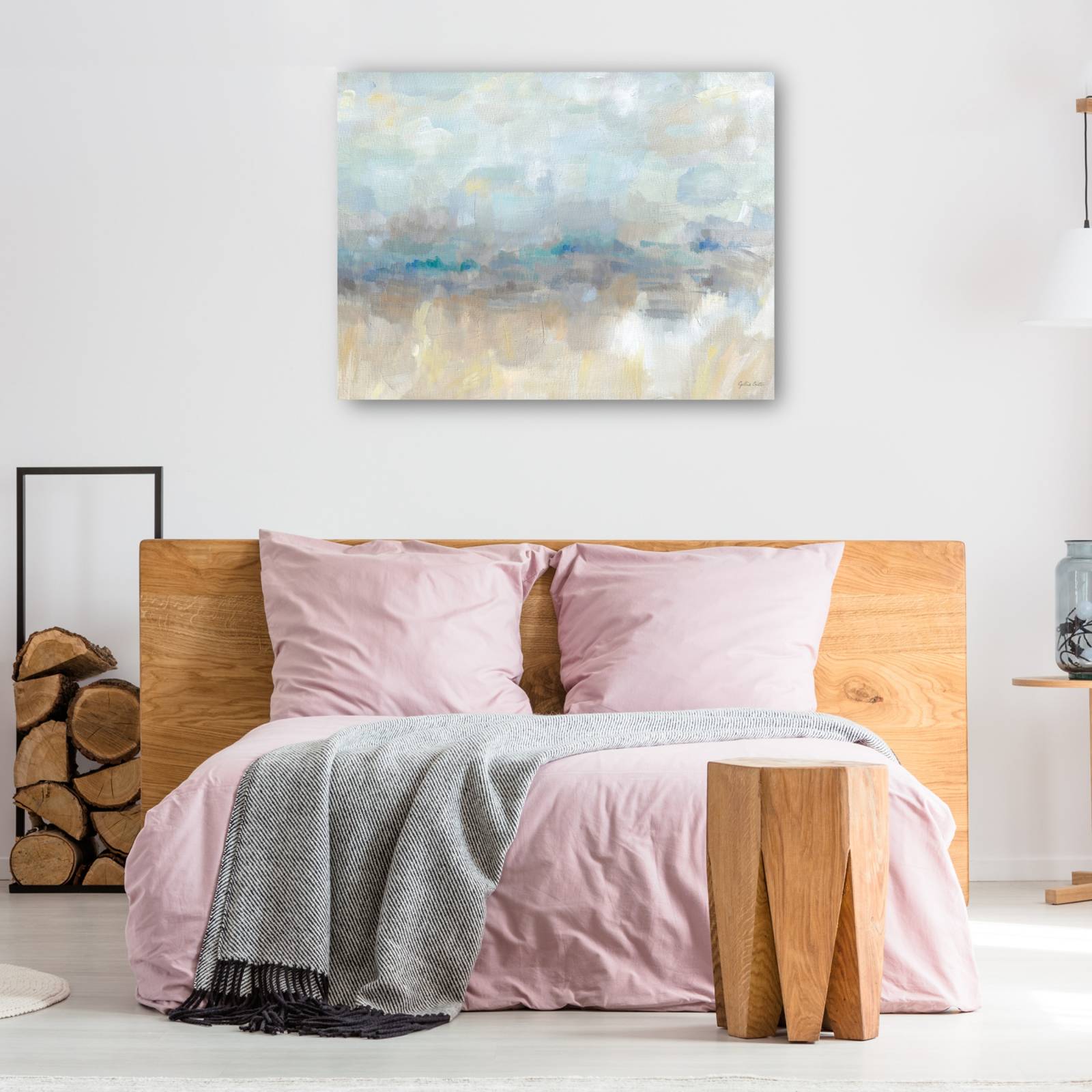 cuadro decorativo campo abstracto