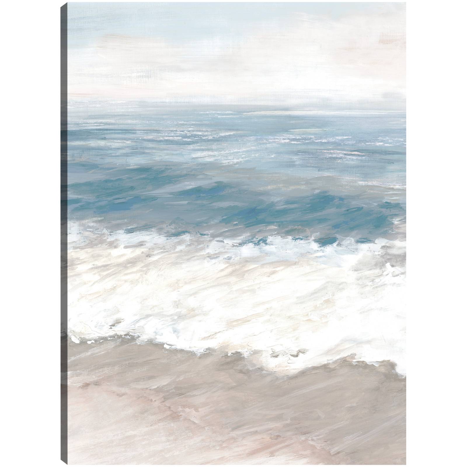 Cuadro Decorativo Olas Mar Minimalista Oceano En Canvas