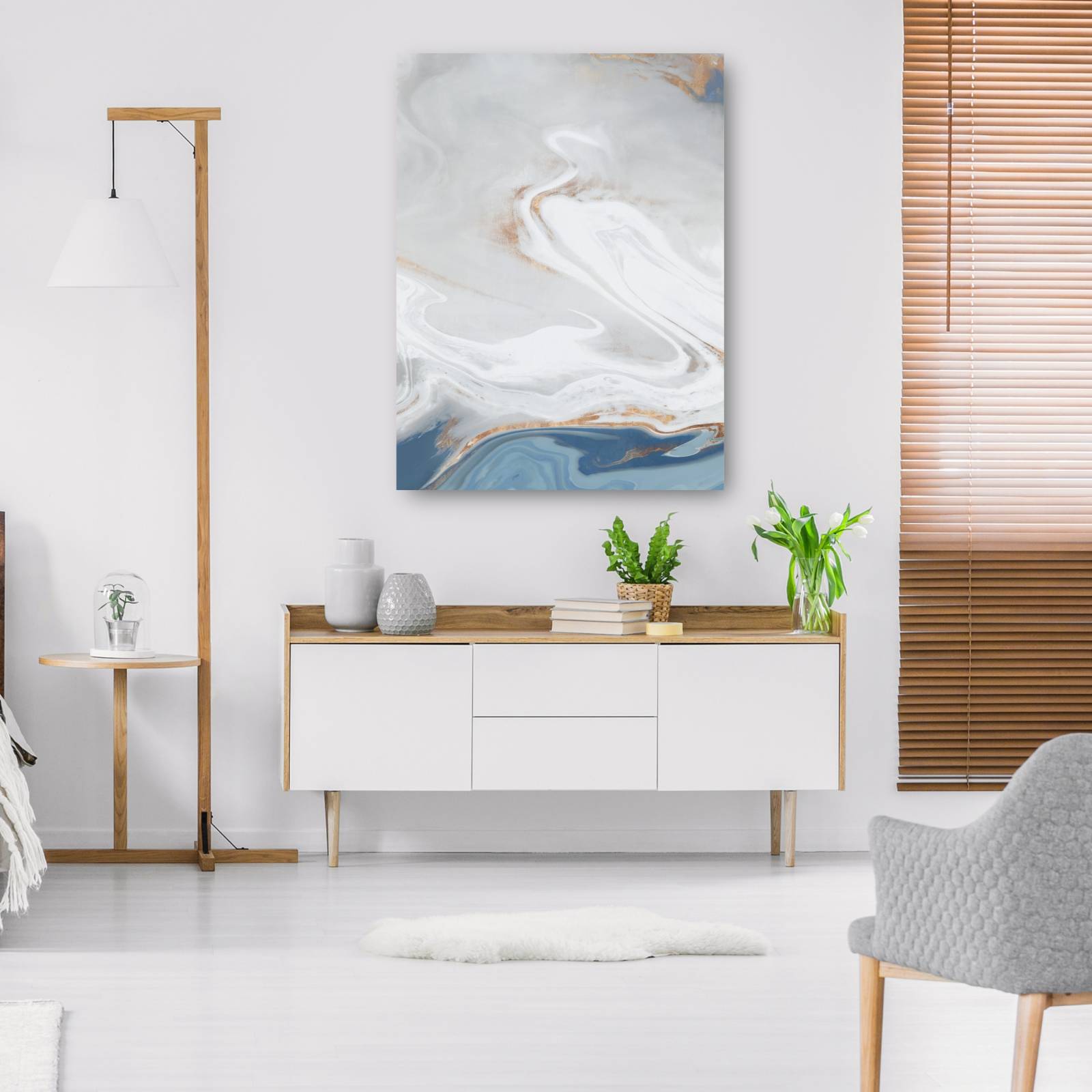 cuadro decorativo Terciopelo azul II