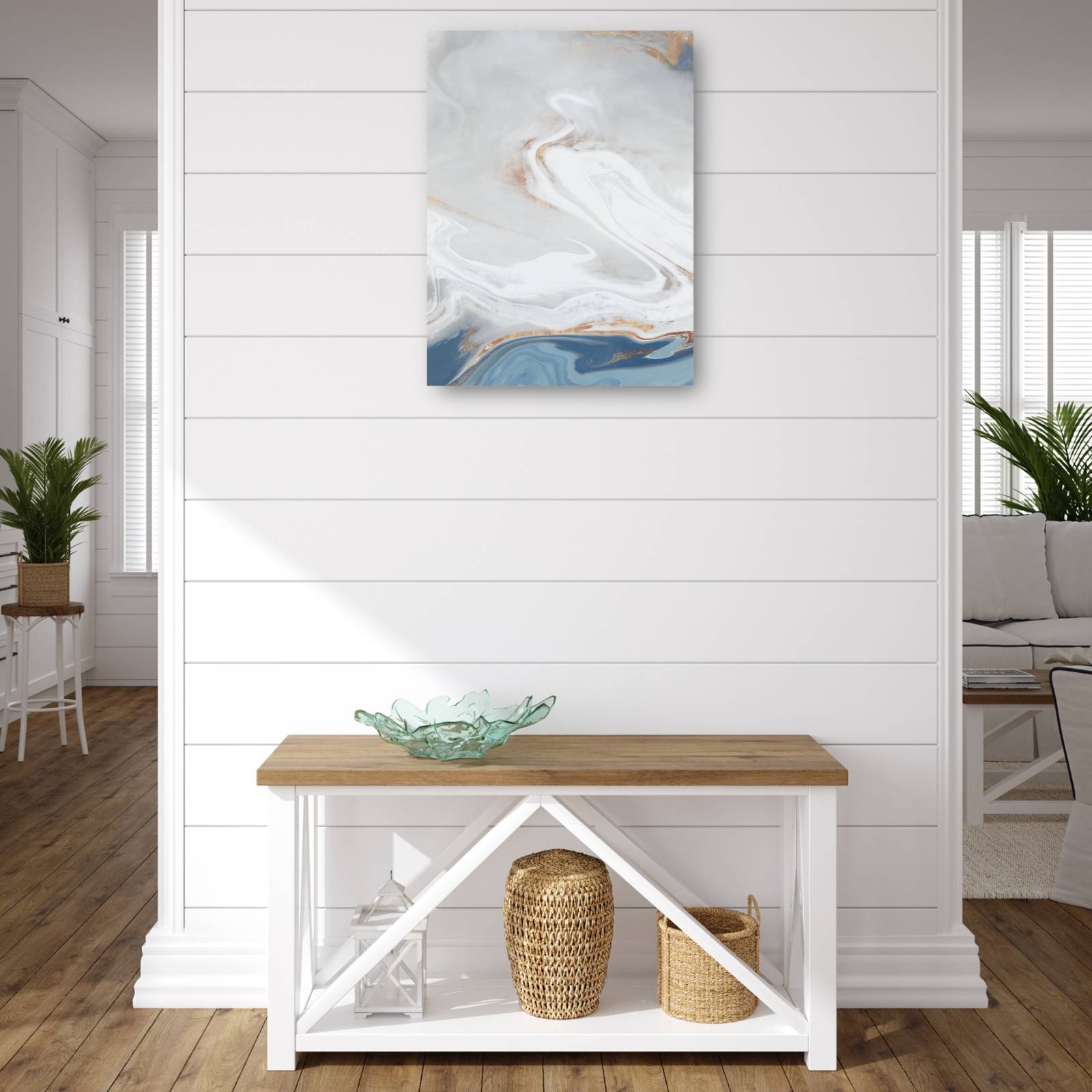 cuadro decorativo Terciopelo azul II