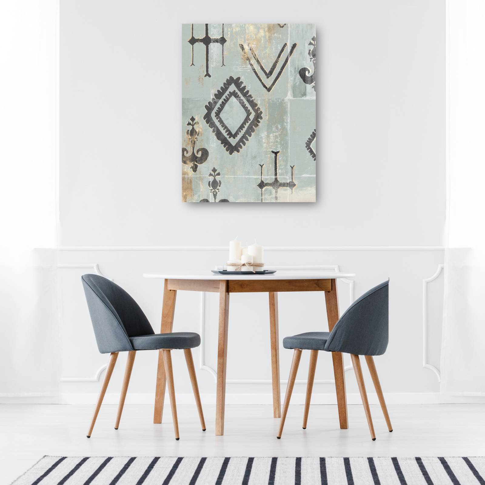 cuadro decorativo Dorado adornado I