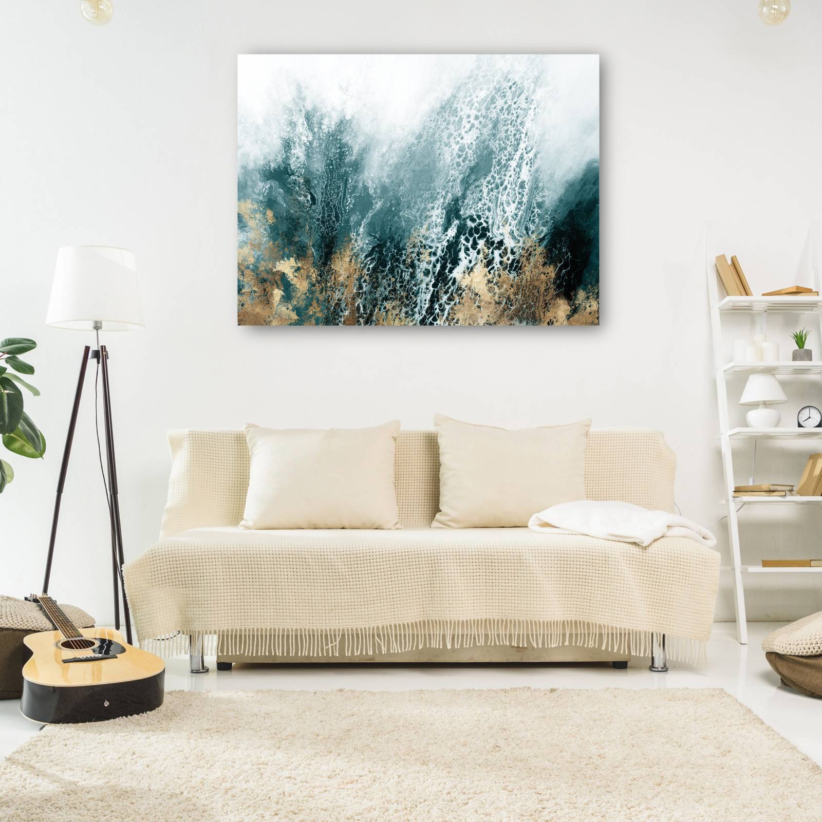 cuadro decorativo Kianda versión azul