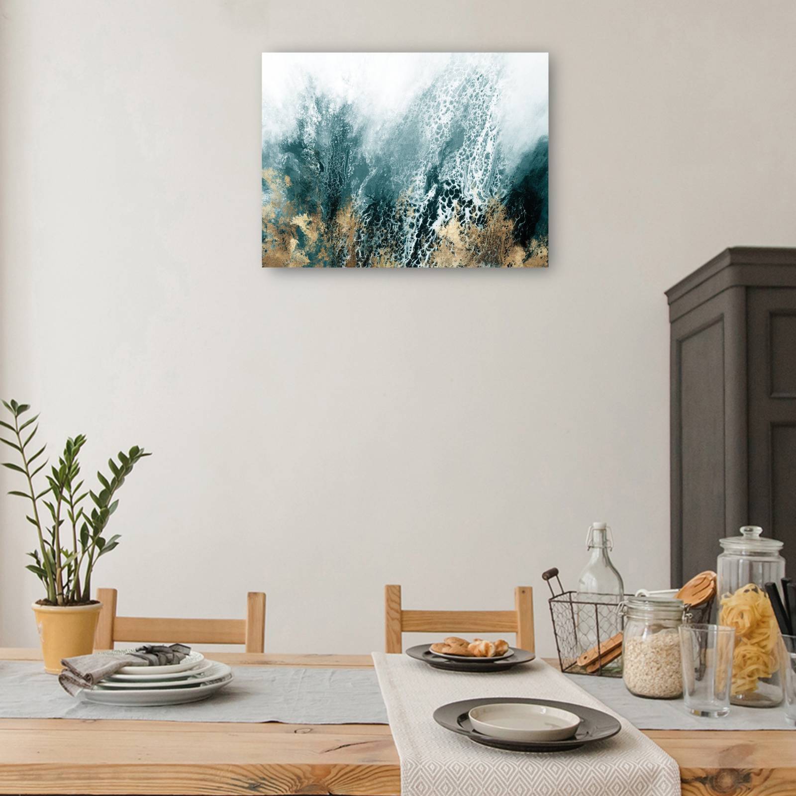 cuadro decorativo Kianda versión azul