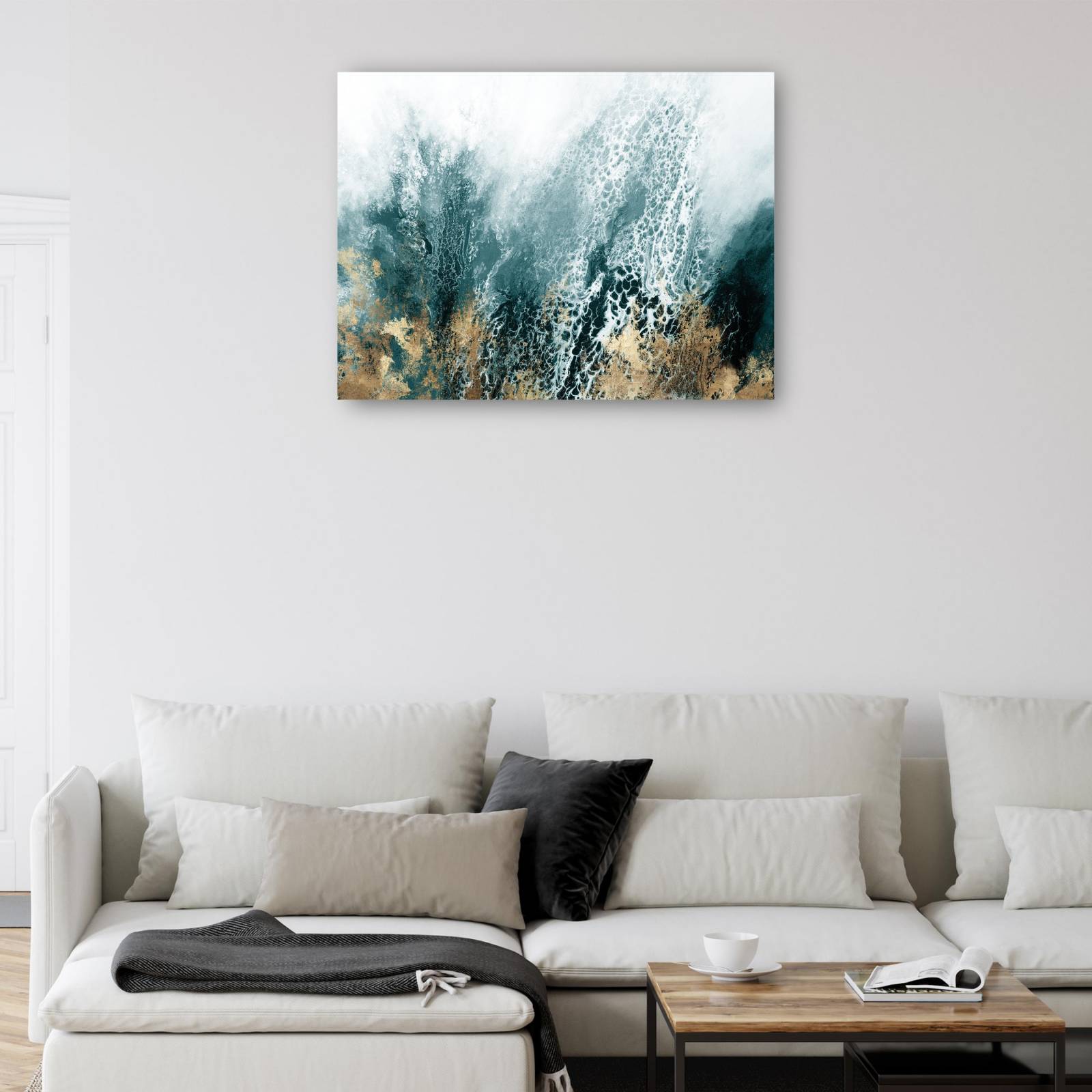 cuadro decorativo Kianda versión azul