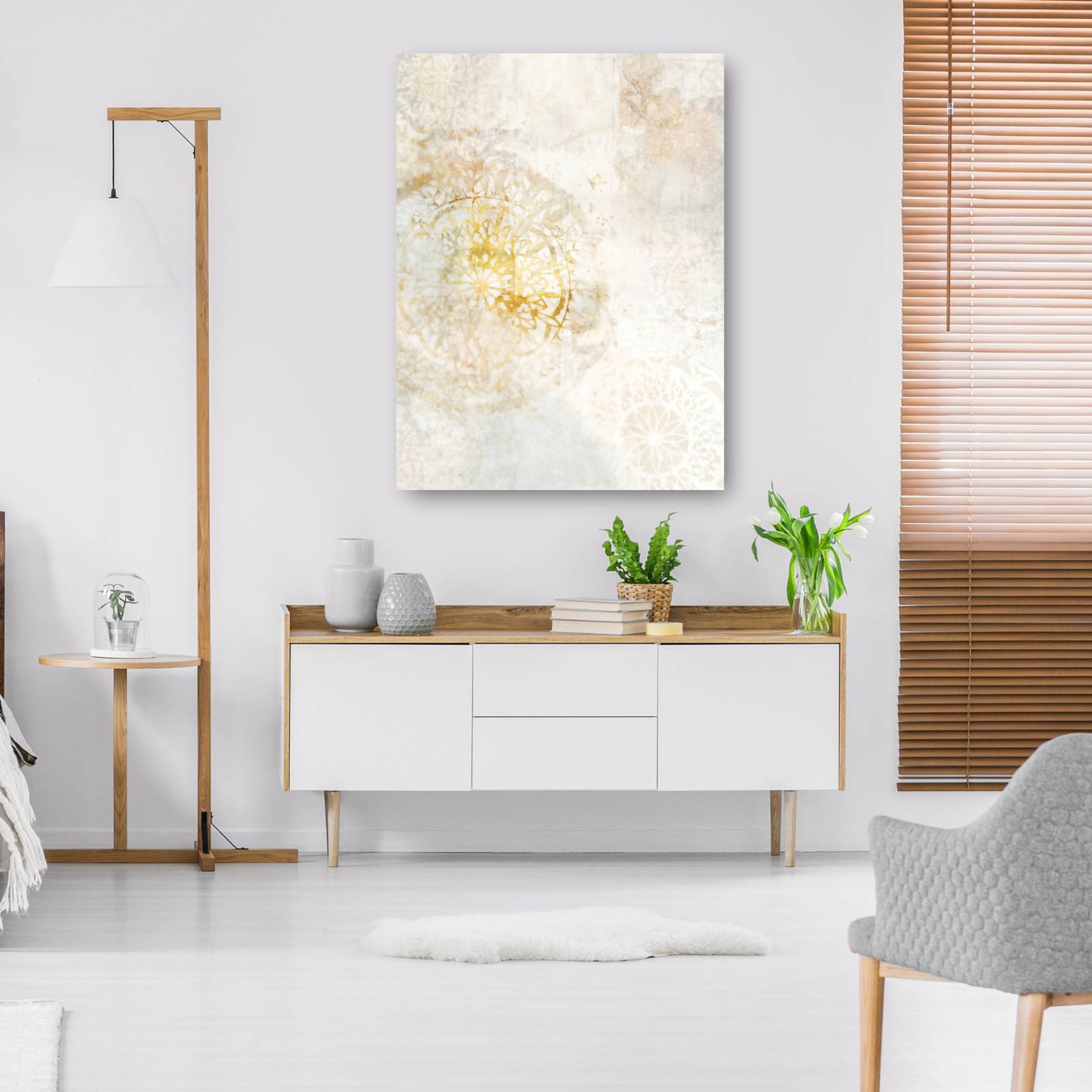 cuadro decorativo circulo de sol