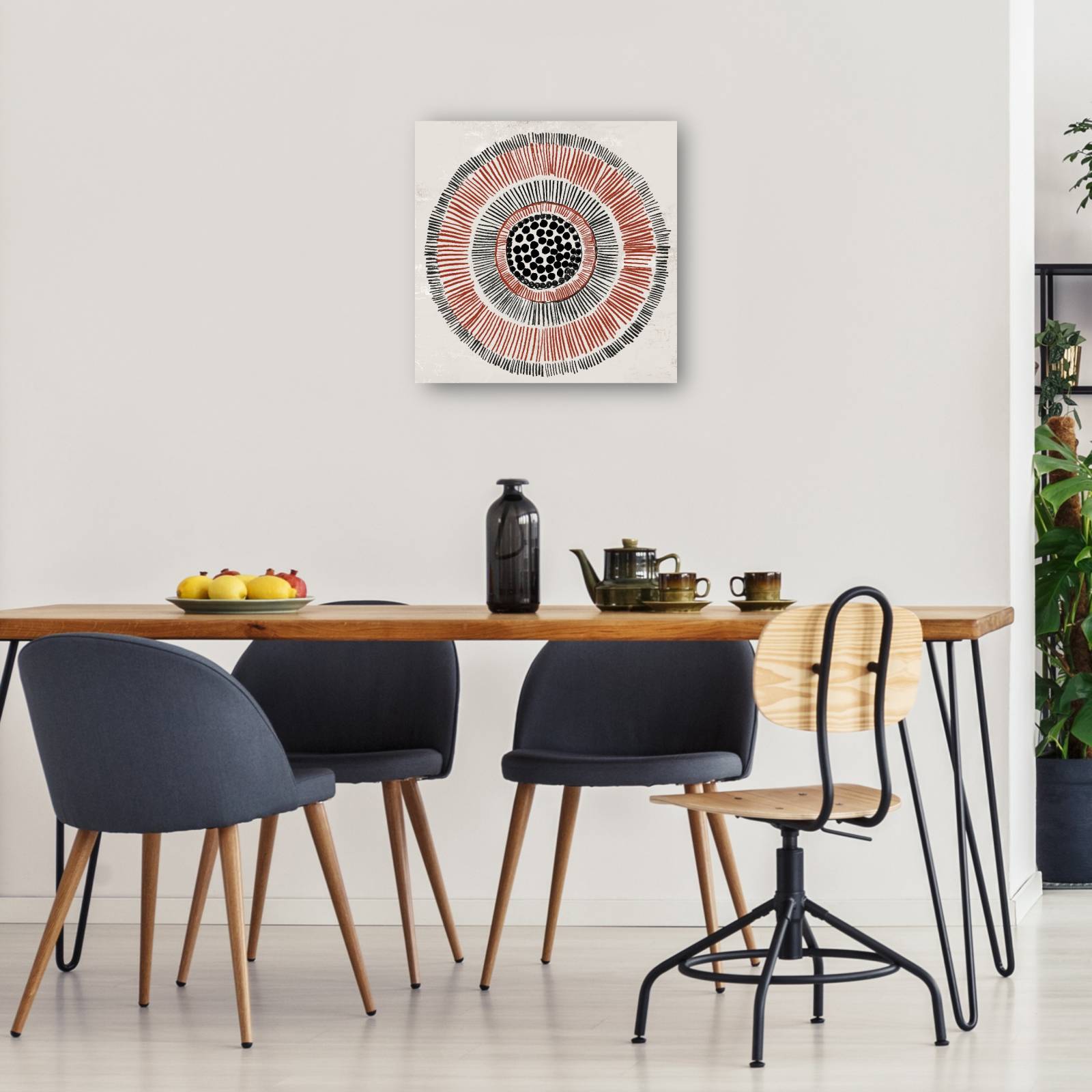 cuadro decorativo Tribales redondos II