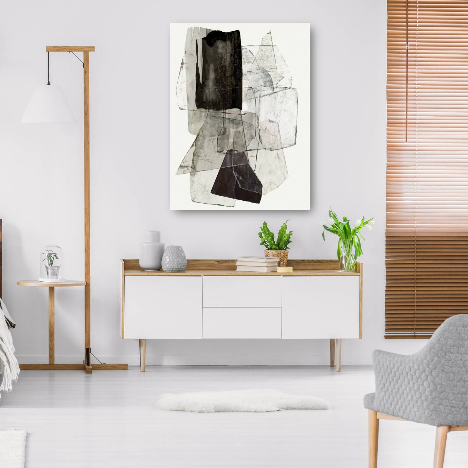 cuadro decorativo Tinta secante I