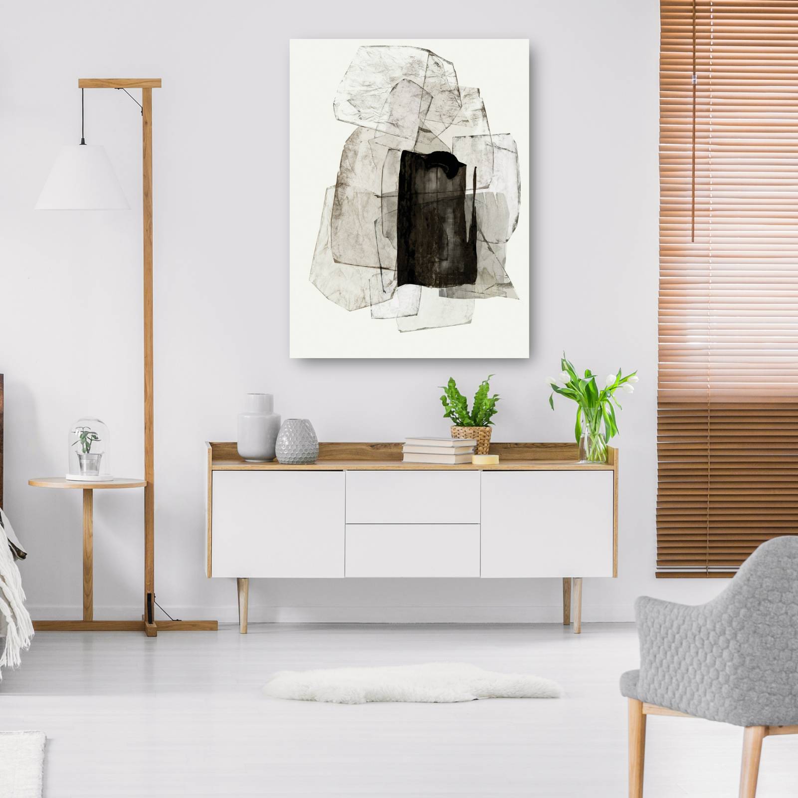 cuadro decorativo Tinta secante II