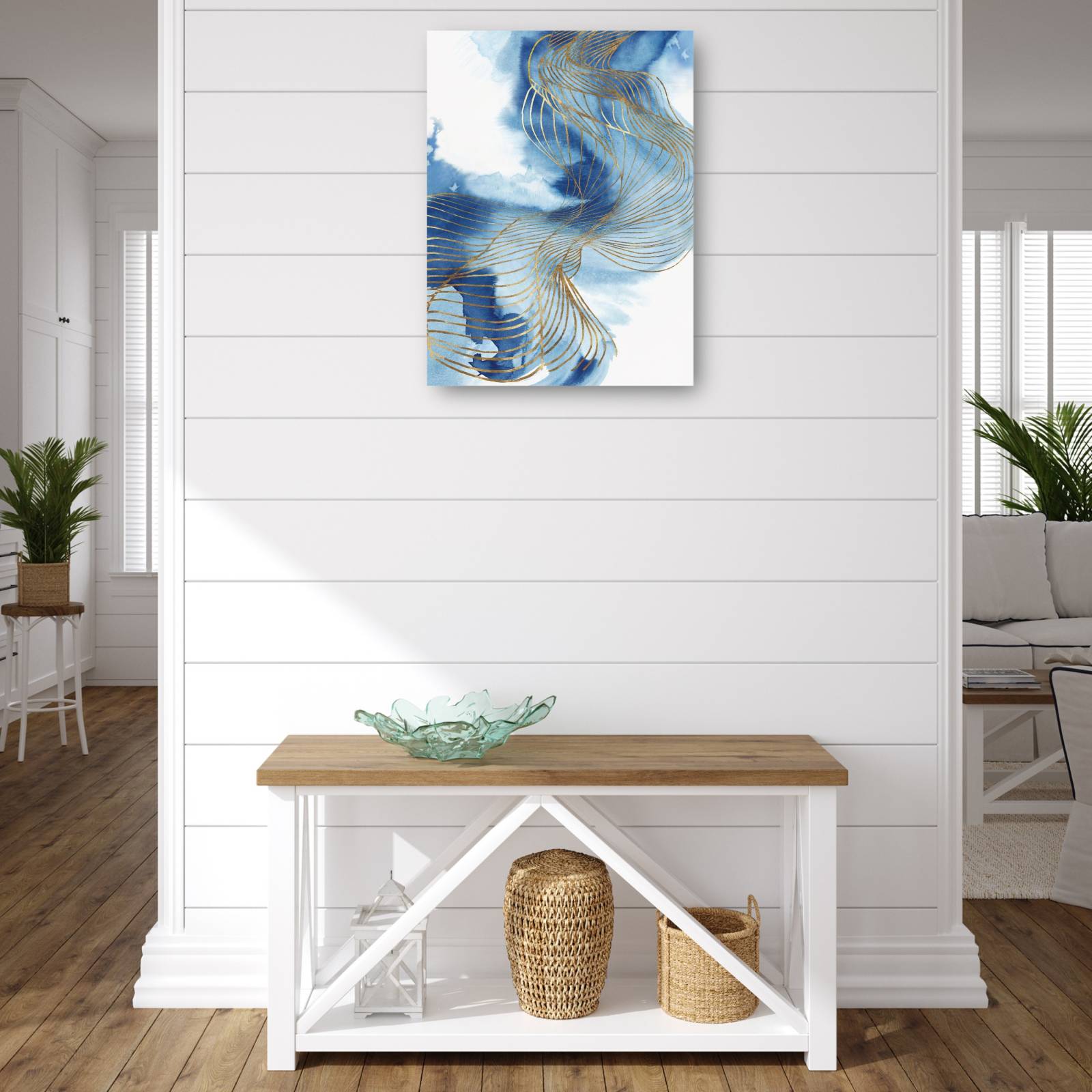 cuadro decorativo Azul Celeste I