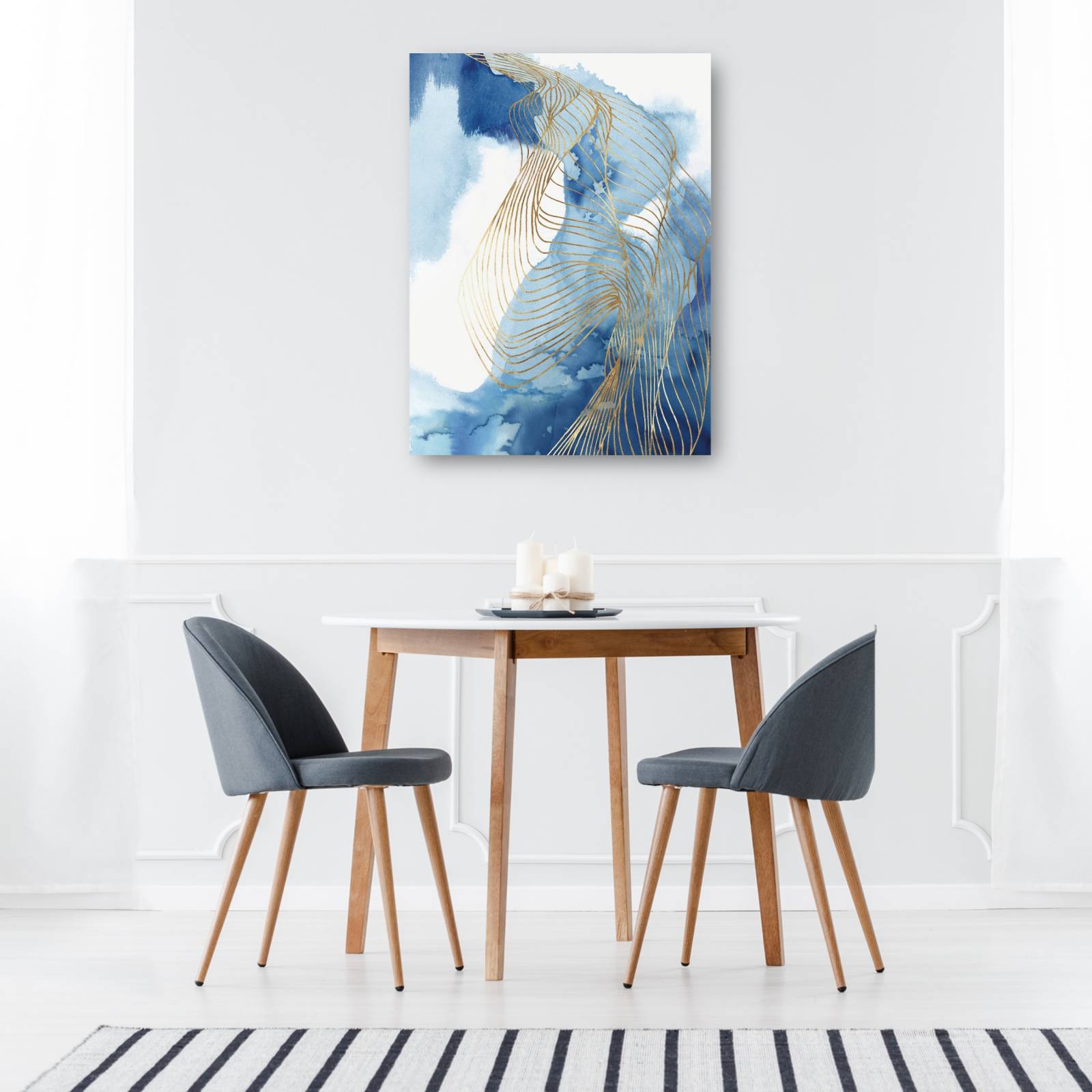 cuadro decorativo Celeste Azul II