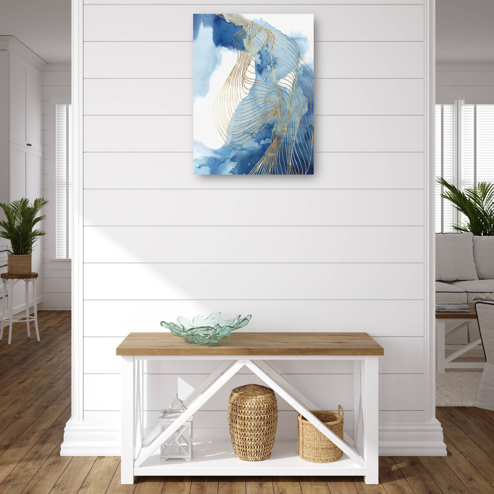 cuadro decorativo Celeste Azul II