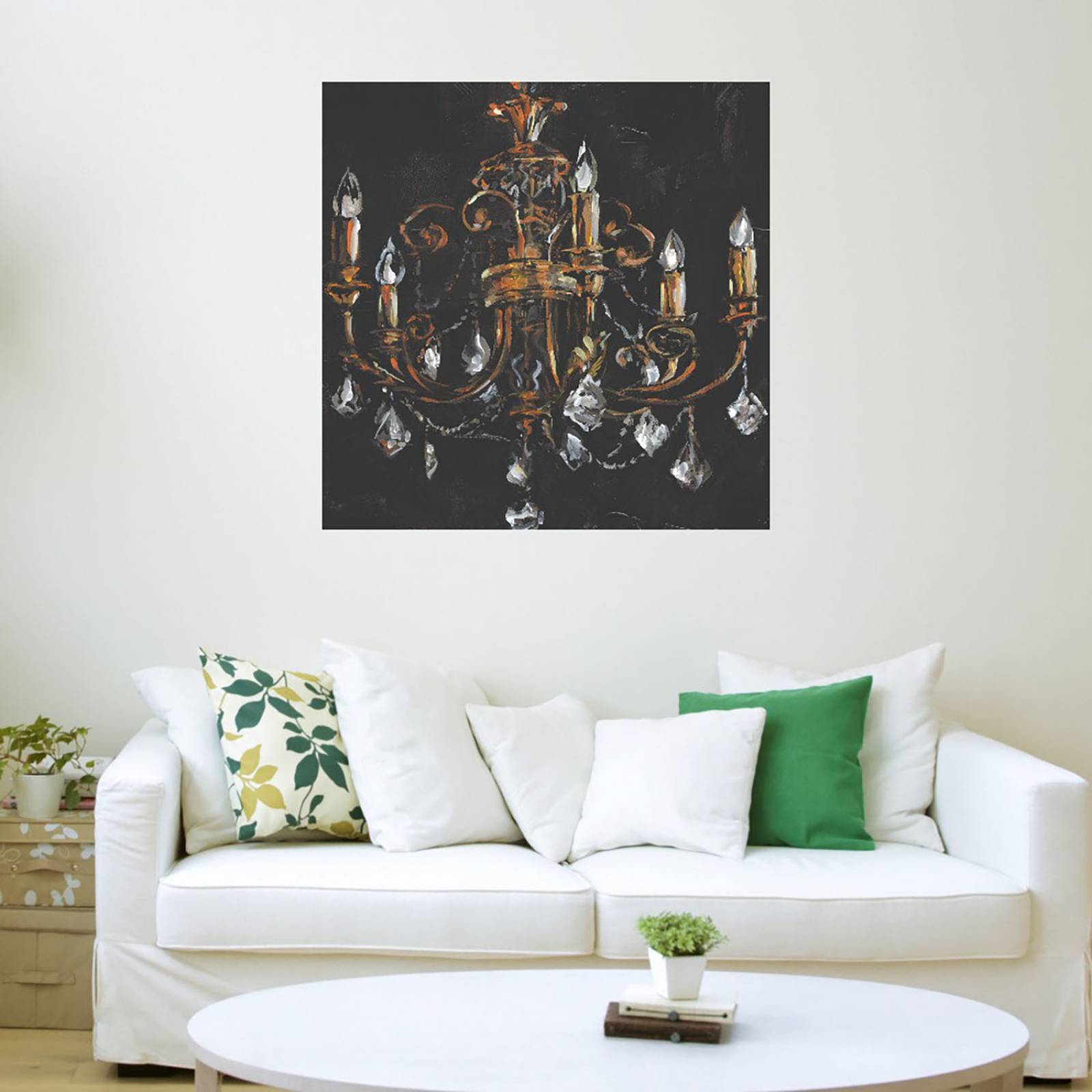 Cuadro Decorativo | Candelabro Dorado | Willowbrook Fine Art | 122X122 Cm | Arte Clásicos | Impresión en Lienzo | Fine Art TJ