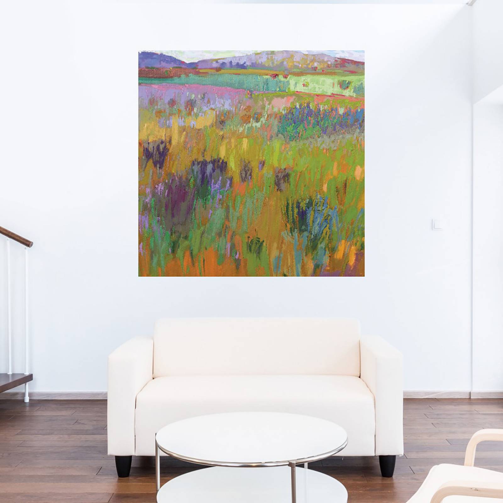 Cuadro Decorativo | Después de una lluvia de primavera | Jane Schmidt | 82X82 Cm | Arte Paisaje | Impresión en Lienzo | Fine Art TJ